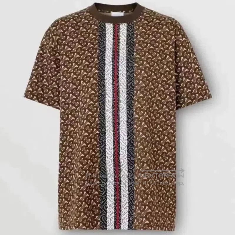 Burberry Burberry Brown Cotton Men's T. Size US S / EU 44-46 / 1 - 7 Thumbnail
