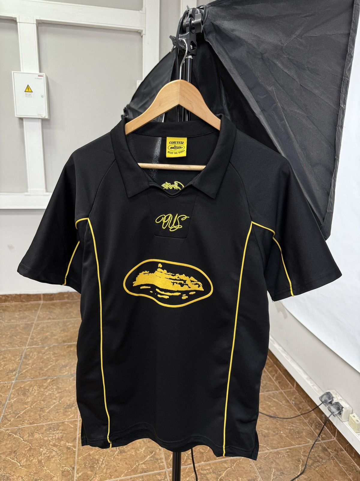 Corteiz Corteiz Allstarz Football Jersey Black | Grailed