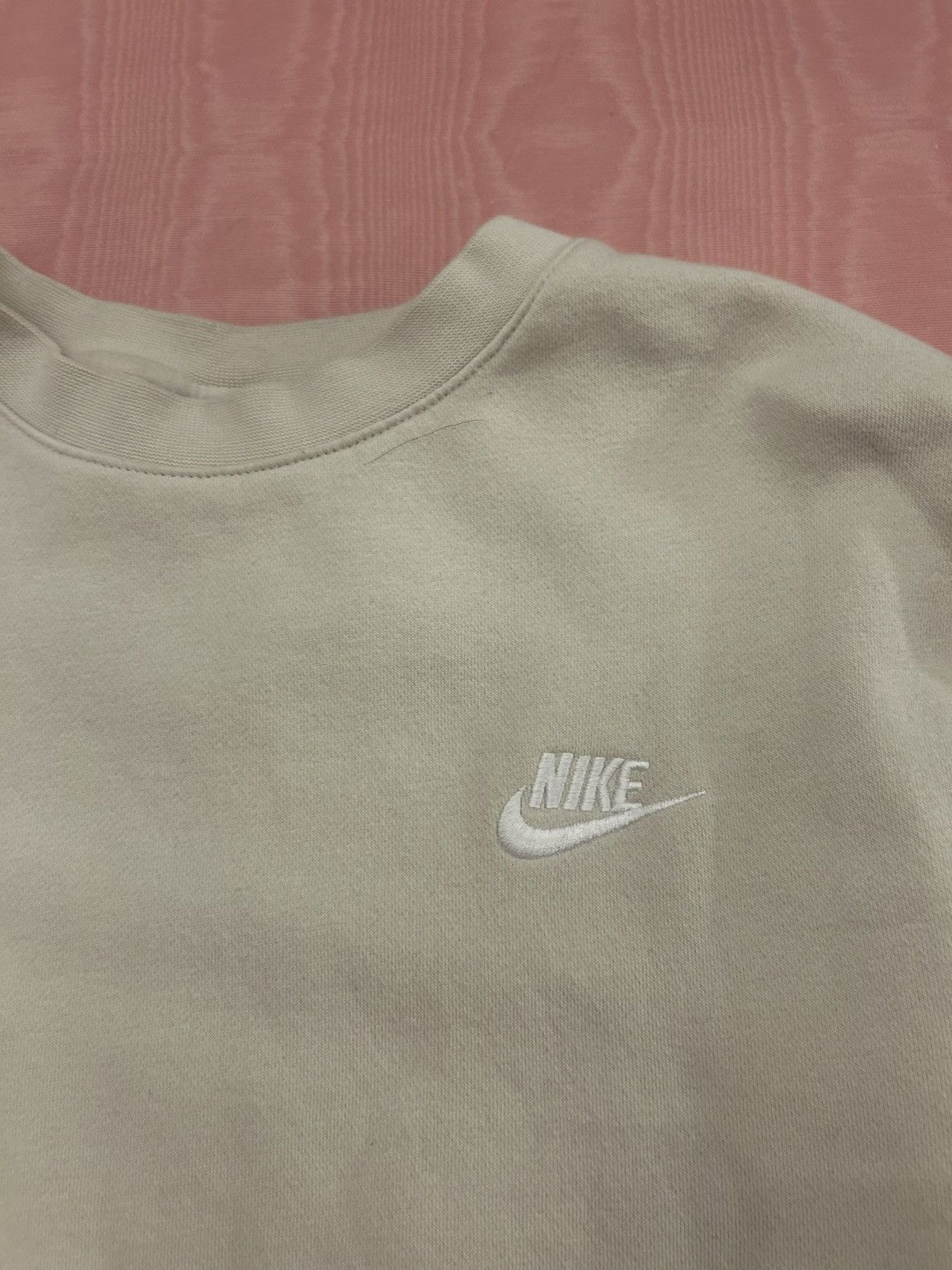 Nike Tan/white Nike sweater Size US L / EU 52-54 / 3 - 3 Thumbnail