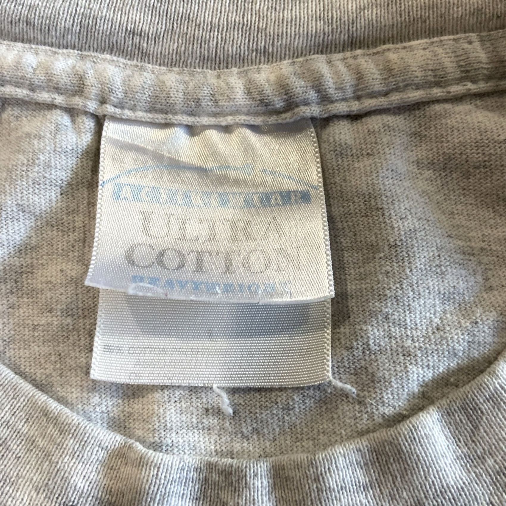 Vintage VINTAGE Bella + Canvas 3001 Shirt Adult Large Gray Pi Day T-Shirt Crew Neck Short Sleeve Mens Size US L / EU 52-54 / 3 - 2 Thumbnail