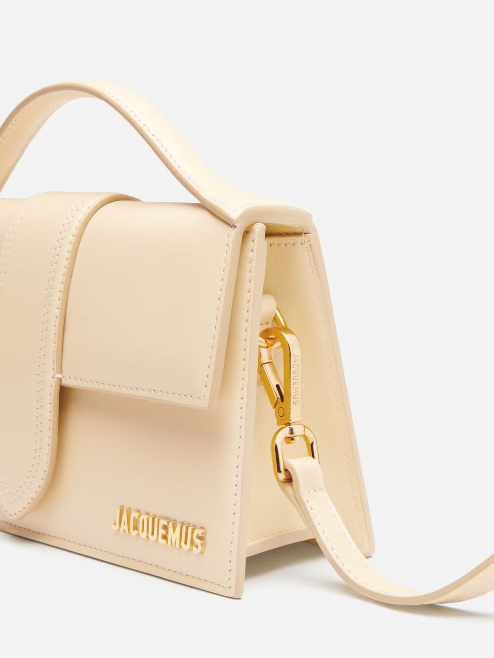 Jacquemus o1la1rc1a0925 Size: OS / Large Bambino Bag in Ivory Size ONE SIZE - 4 Thumbnail