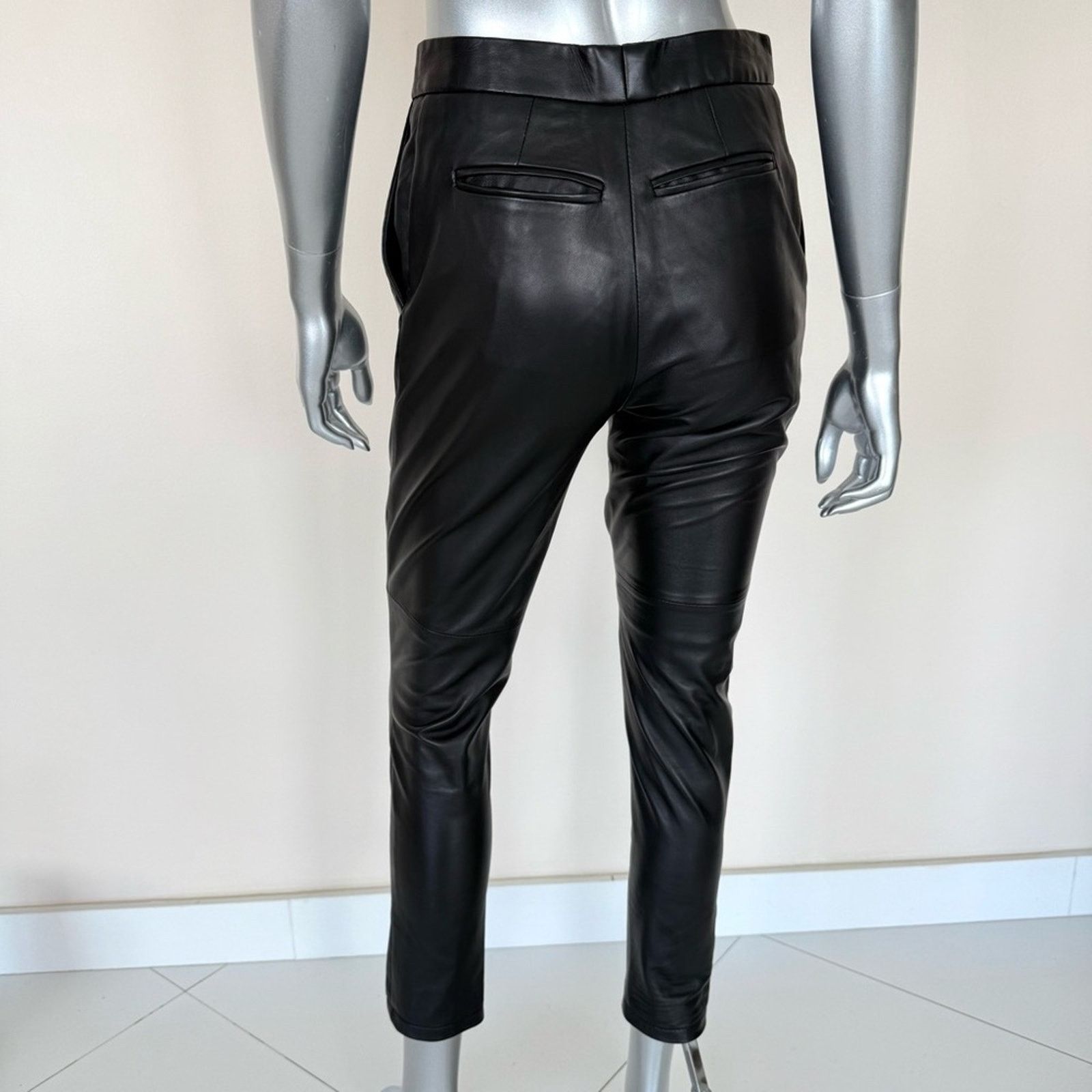 Iro IRO women leather pants size 38 FR or 6 US Retail 850$ Size 28" / US 6 / IT 42 - 3 Thumbnail