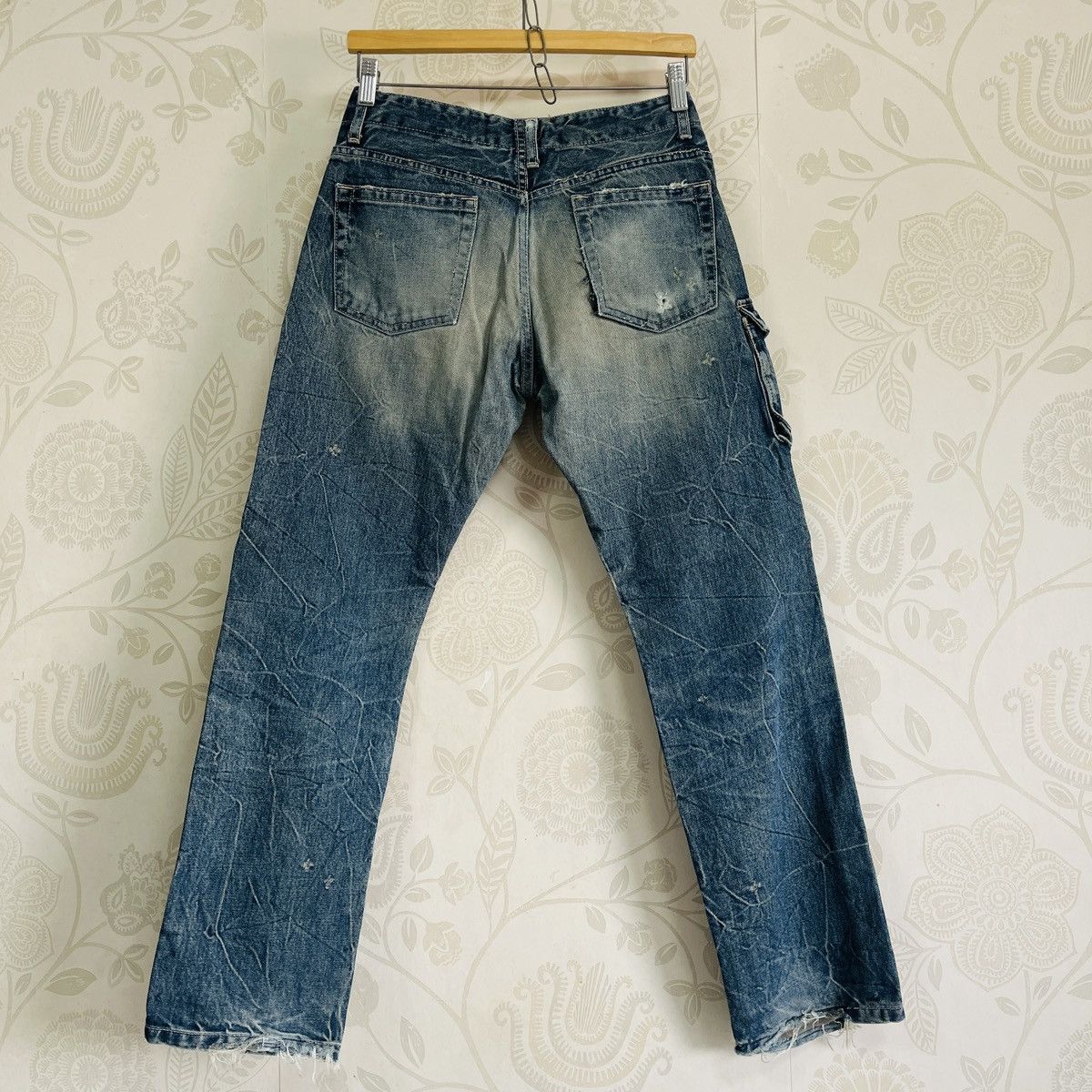 Le Grande Bleu (L.G.B.) × Vintage Vintage BLUE Grande Faded Acid Wash Denim Jeans Size US 29 - 5 Thumbnail