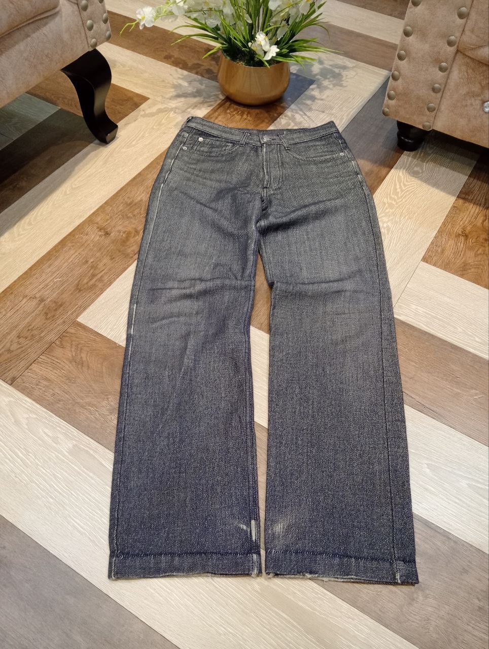 Dries Van Noten DRIES VAN NOTEN COTTON WOOL DENIM PANTS Size US 29 - 3 Thumbnail