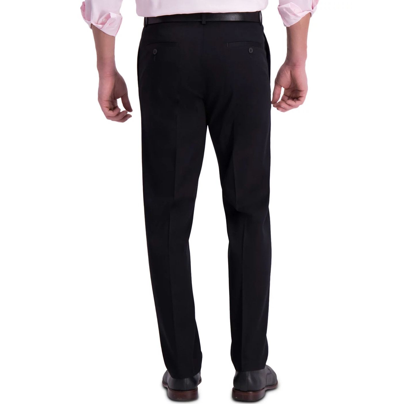 Haggar Haggar Mens Iron Free Premium Straight-Fit Flat-Front Pants Size US 34 / EU 50 - 2 Thumbnail