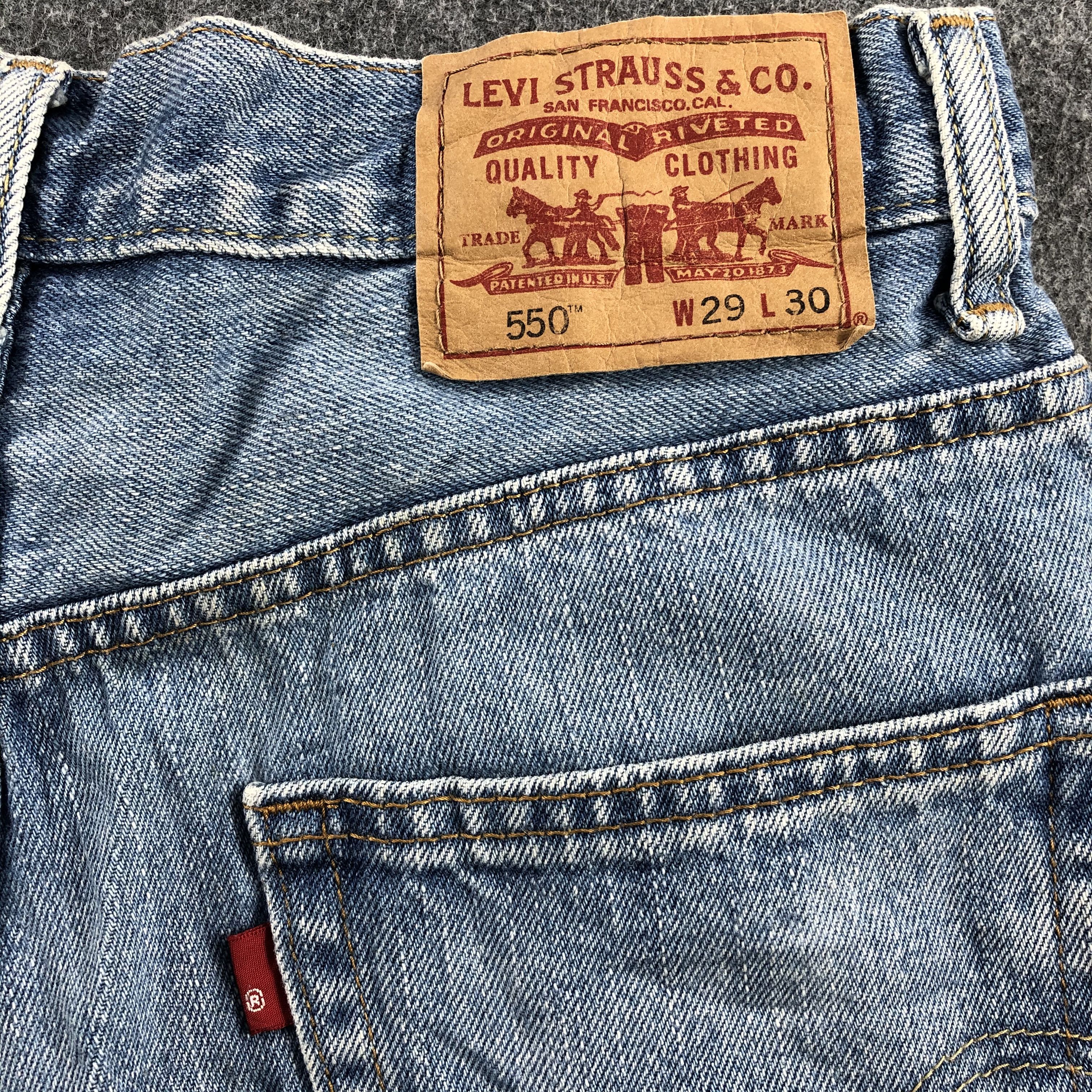 Levi's × Vintage Vintage 90s Levis Jeans Lot 550-JM784 Size US 30 / EU 46 - 5 Thumbnail