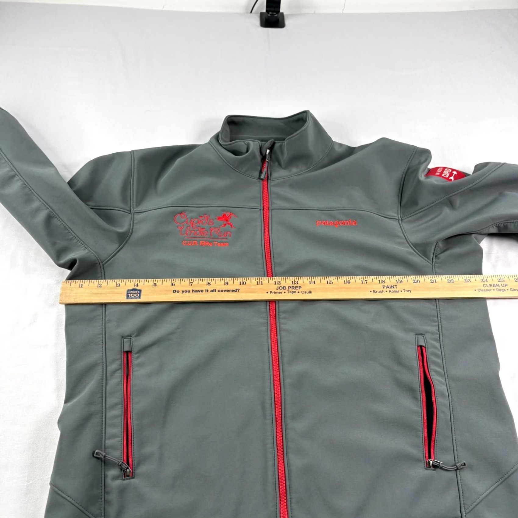Patagonia Patagonia Jacket Mens L Gray Adze Red Full Zip Outdoor Softshell Size US L / EU 52-54 / 3 - 7 Thumbnail