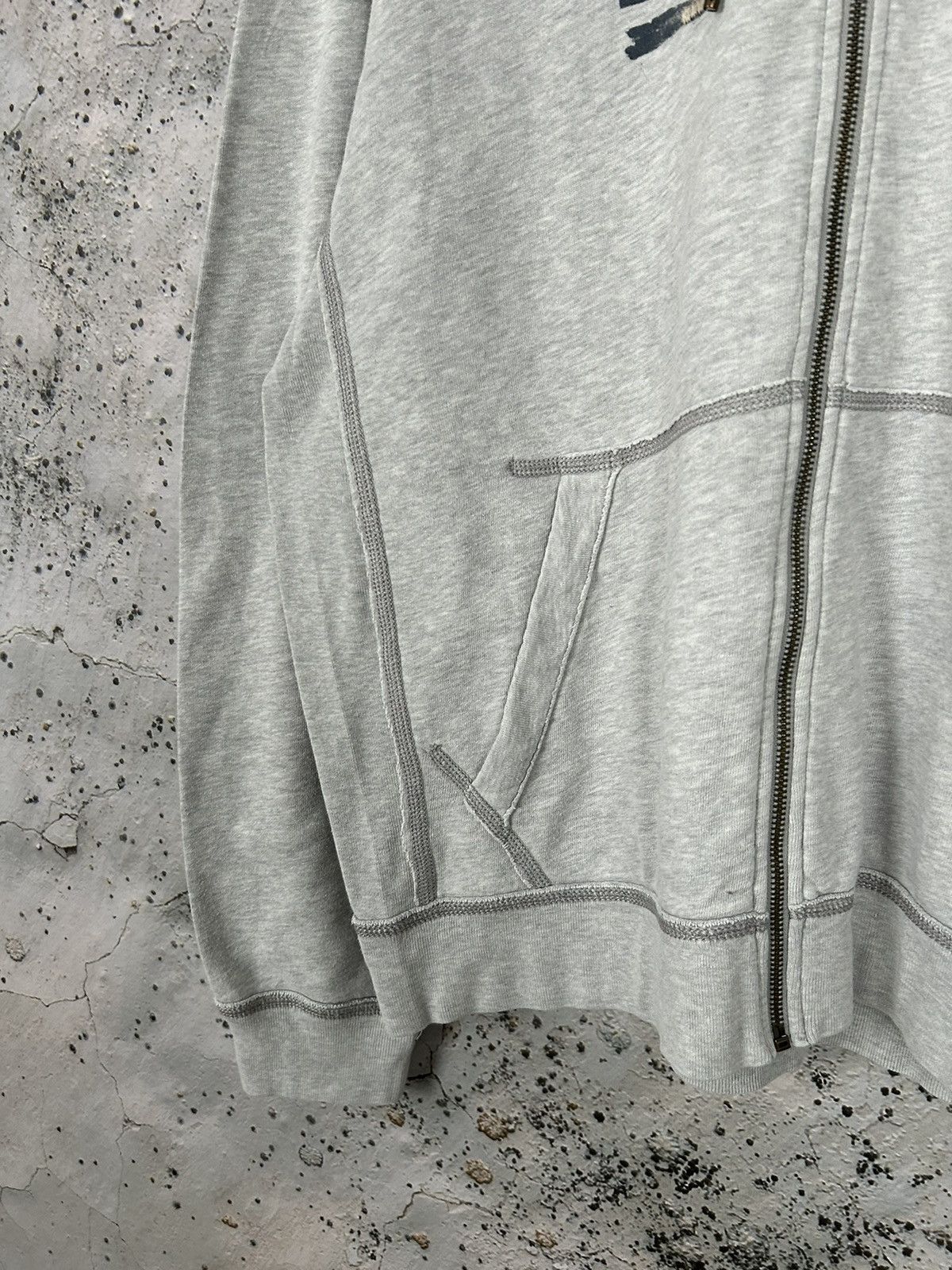 Polo Ralph Lauren Polo Jeans Company Ralph Lauren USA Flag Grey Hoodie 90s Size US XL / EU 56 / 4 - 4 Thumbnail