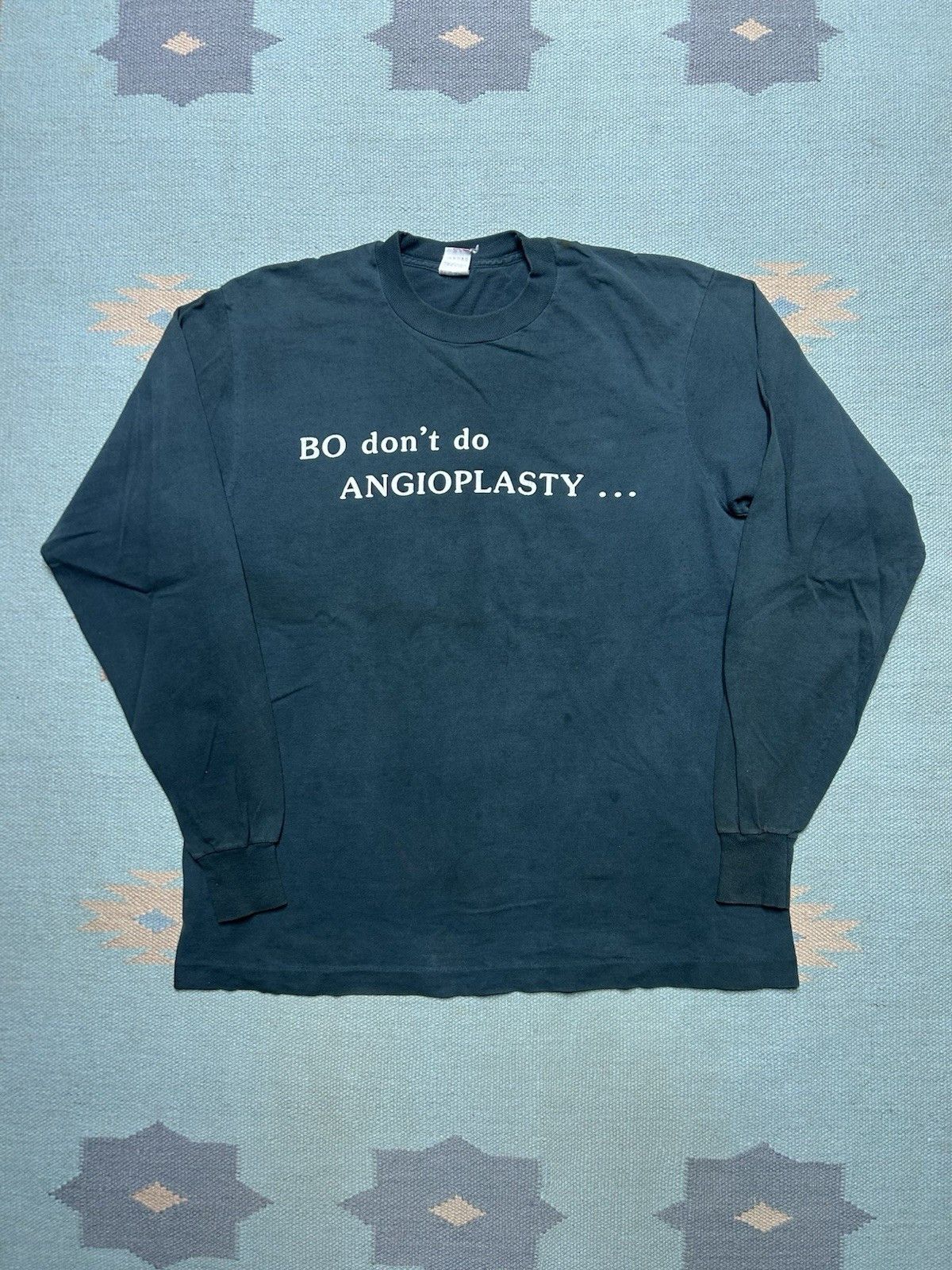 Vintage Vintage 90s t shirt bo don’t do angioplasty Bo Jackson XL Size US XL / EU 56 / 4 - 1 Thumbnail