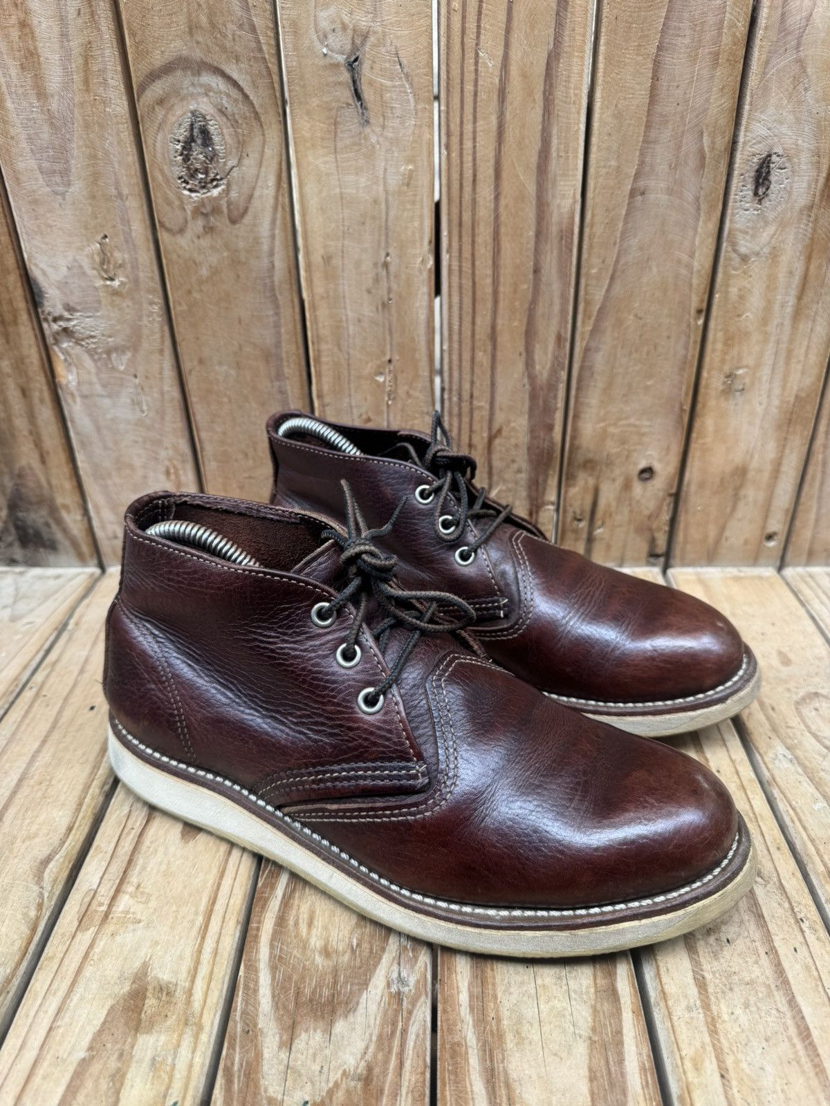 Red Wing Red Wing 3141 Chukka Brown leather boots EUR 40 UK 6.5 D Size US 7.5 / EU 40-41 - 4 Thumbnail