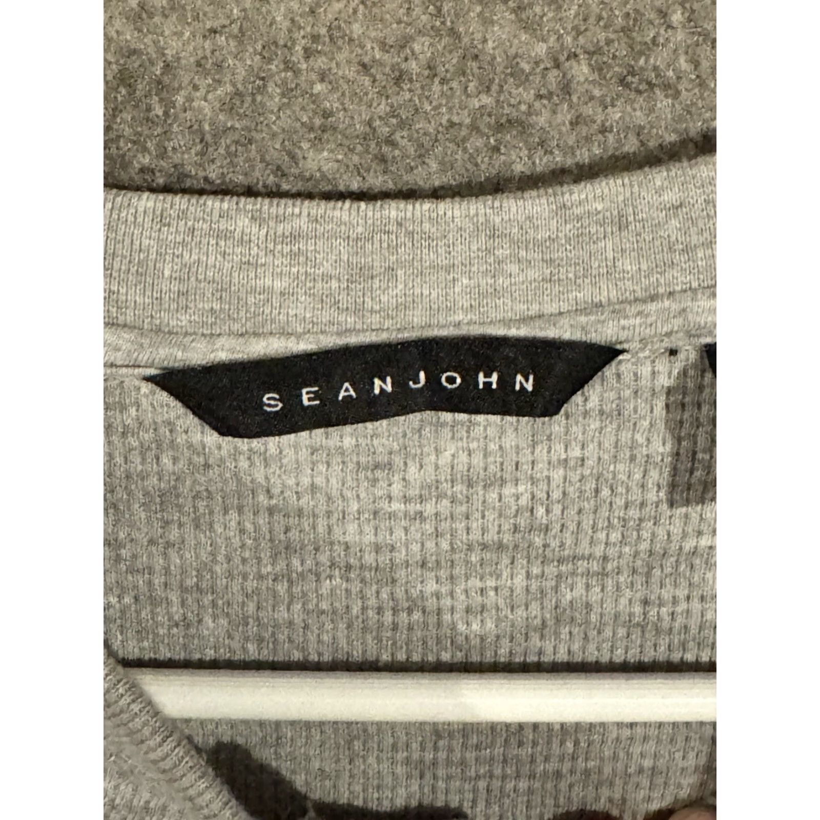 Sean John VINTAGE Sean John Mens Waffle Knit Henley Shirt 3XB Streetwear Hip Hop Dexter Morgan Gray Long Sleeve Cotton Knit T-Shirt Mens Size US XXL / EU 58 / 5 - 6 Thumbnail