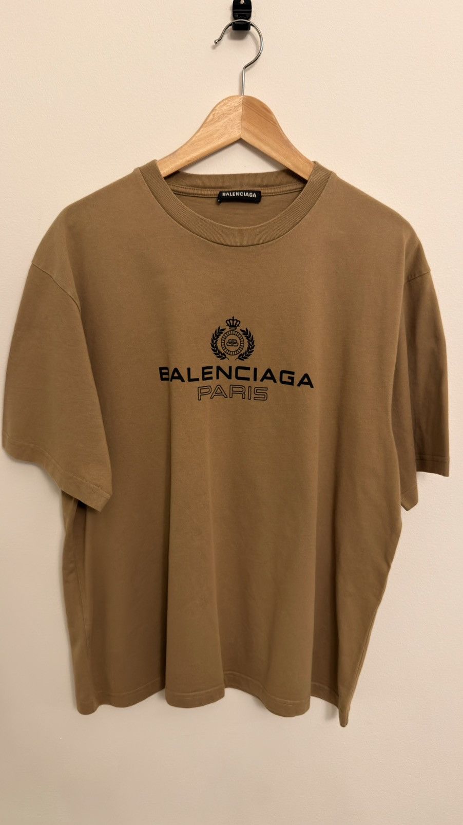 Balenciaga Paris Crown T-Shirt Size US L / EU 52-54 / 3 - 1 Thumbnail