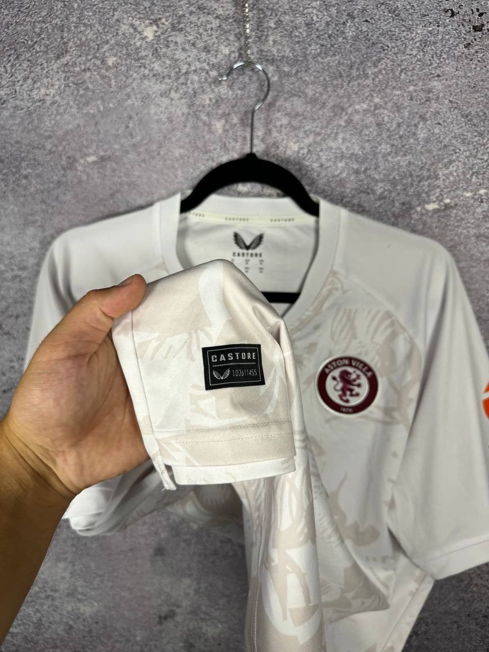 Castore Aston Villa 2023/24 Away Castore Soccer Jersey XL Size Size US XL / EU 56 / 4 - 8 Thumbnail