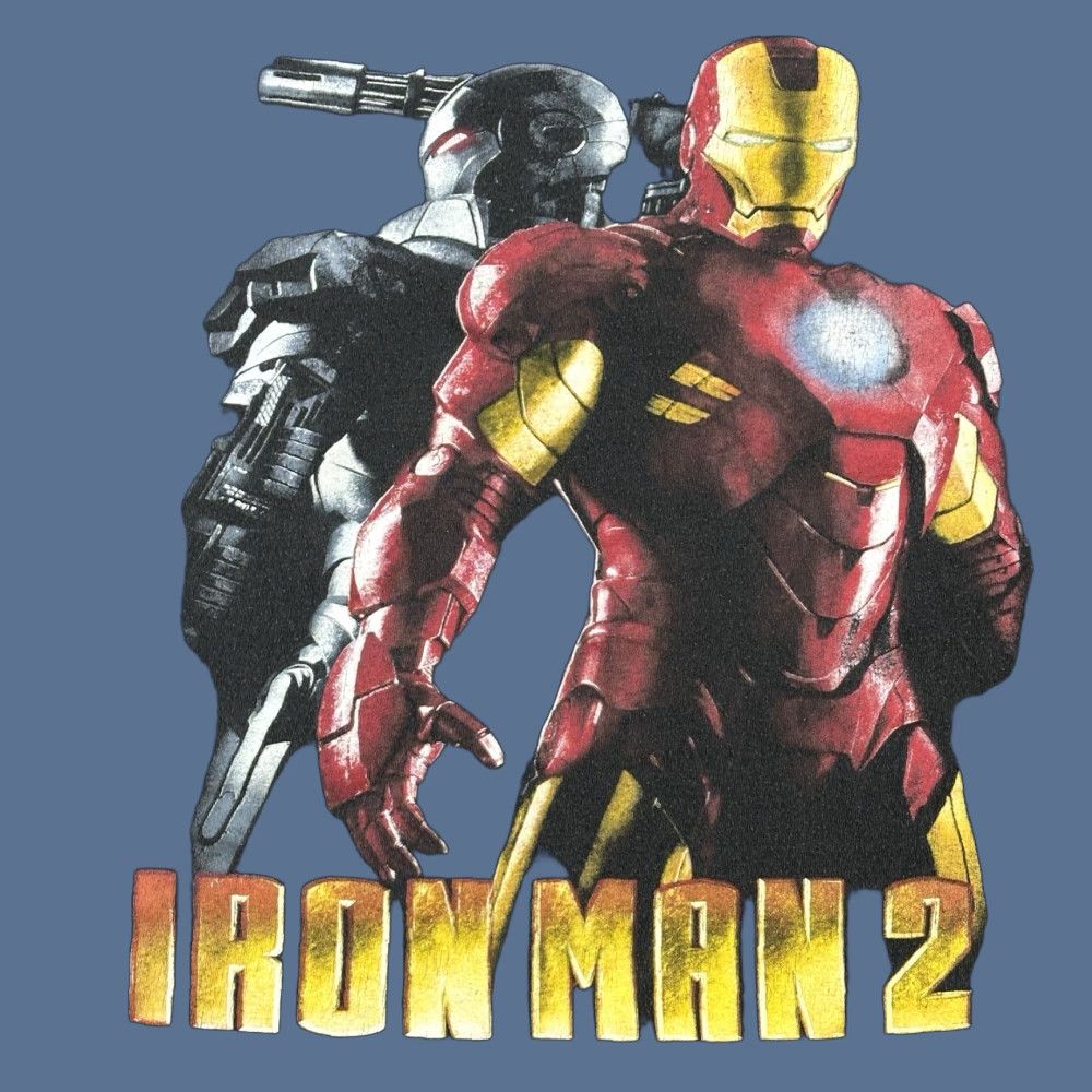 Vintage VINTAGE Iron Man 2 Shirt Mens XL Black Marvel Comics Superhero Movie Tee Promo Y2K Size US XL / EU 56 / 4 - 1 Thumbnail