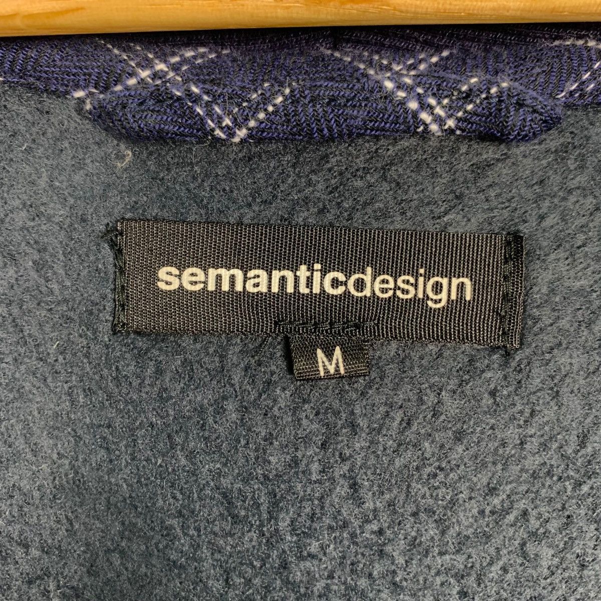 semanticdesign SEMANTIC DESIGN Navy Blue Casual Jacket #0968-C43 Size US M / EU 48-50 / 2 - 15 Thumbnail