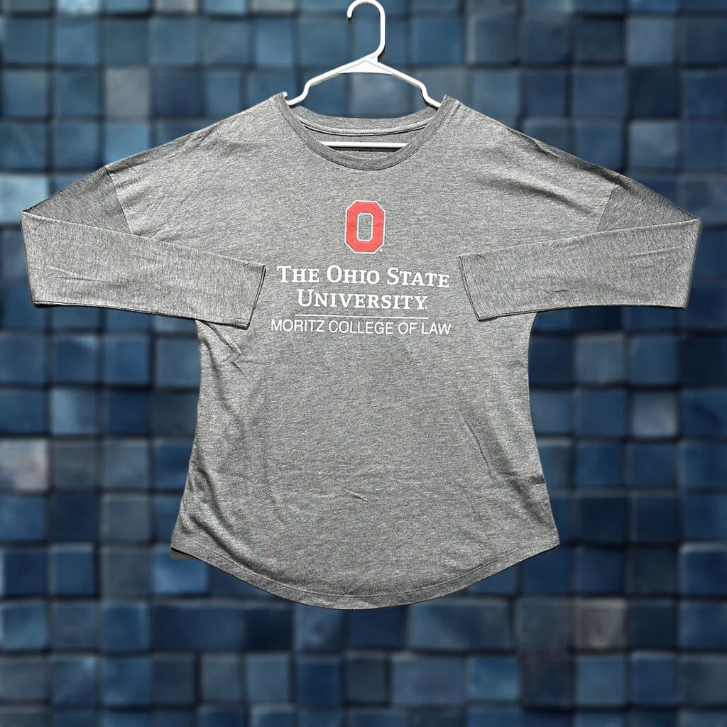Top Of The World Ohio State Buckeyes Shirt Womens Medium Gray Long Sleeve Moritz College Of Law Size M / US 6-8 / IT 42-44 - 1 Thumbnail