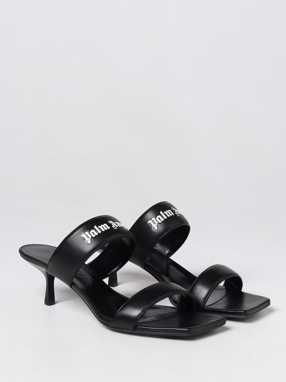Palm Angels o1s22i1n0824 Leather Mules in Black Size US 9 / IT 39 - 2 Thumbnail