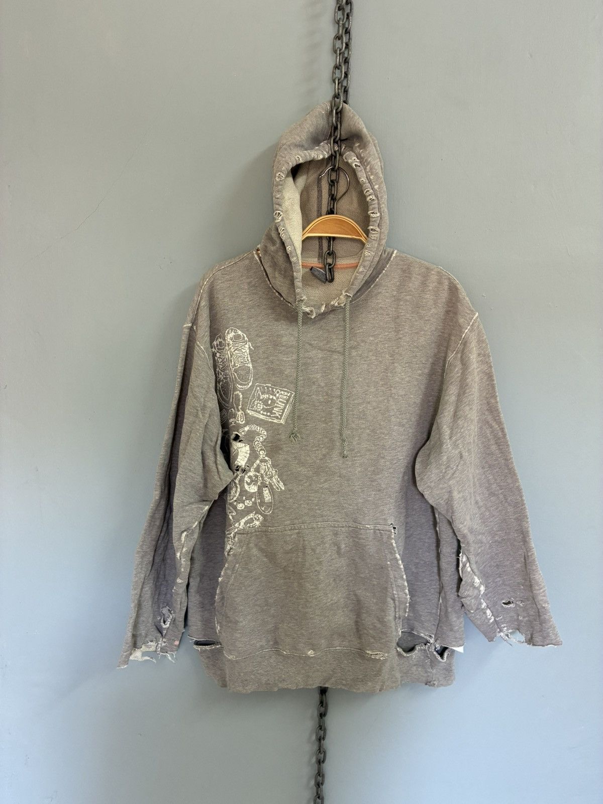 Nike Nike Now Bring Ya Attitude Distress hoodie design Size US XL / EU 56 / 4 - 1 Thumbnail
