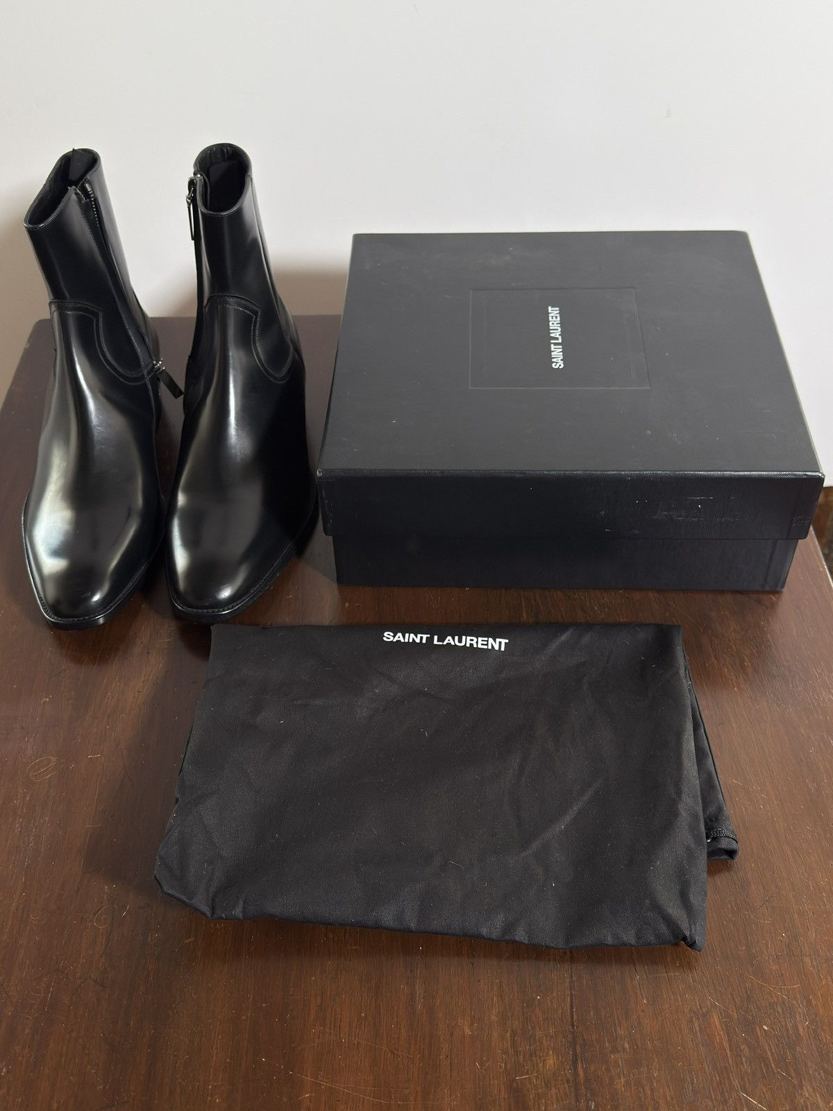 Saint Laurent Paris Brand new Wyatt Boots Size US 7.5 / EU 40-41 - 10 Thumbnail