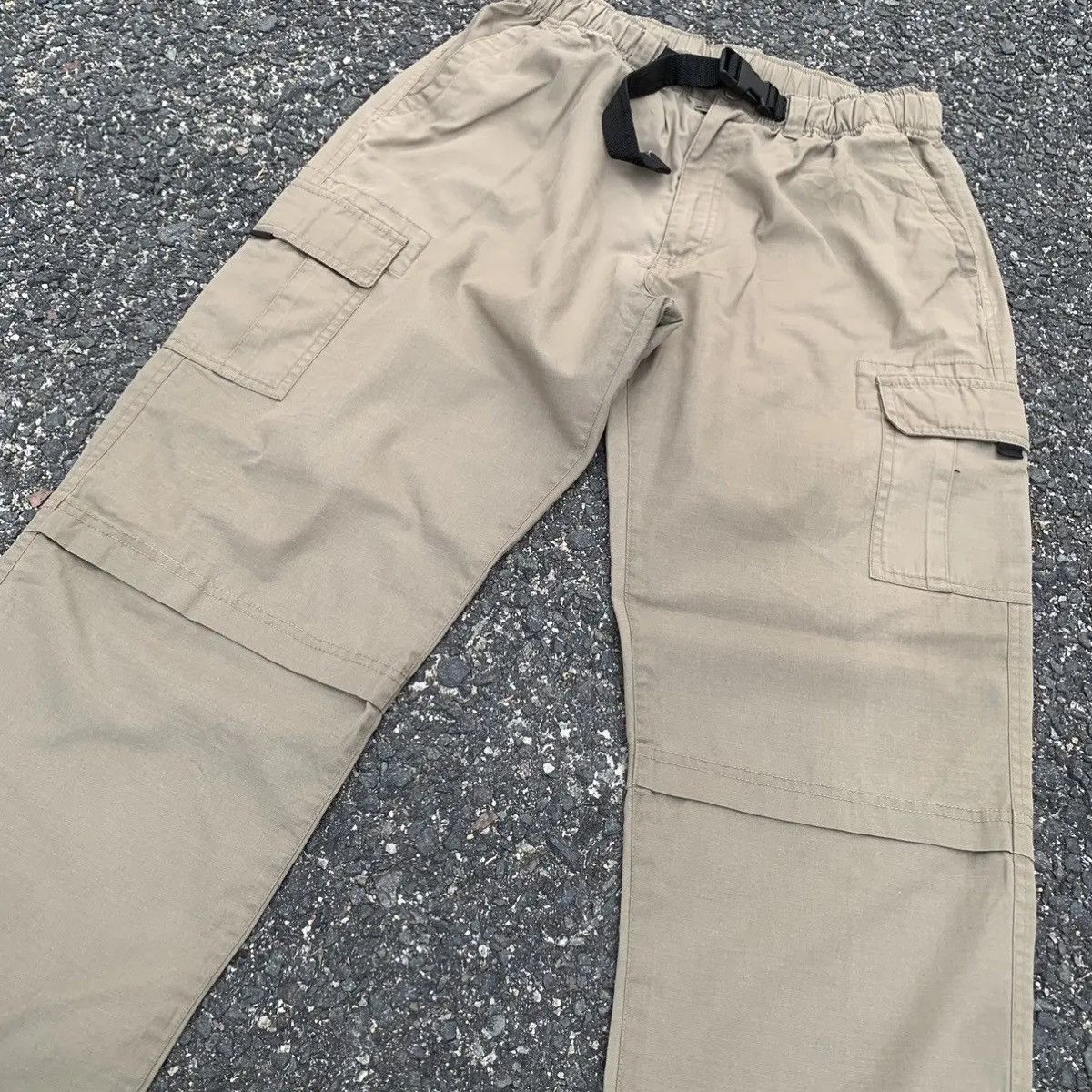 Japanese Brand Baggy Japanese Vintage Spring Waist Double Knee Hiking Pants Size US 33 - 2 Thumbnail