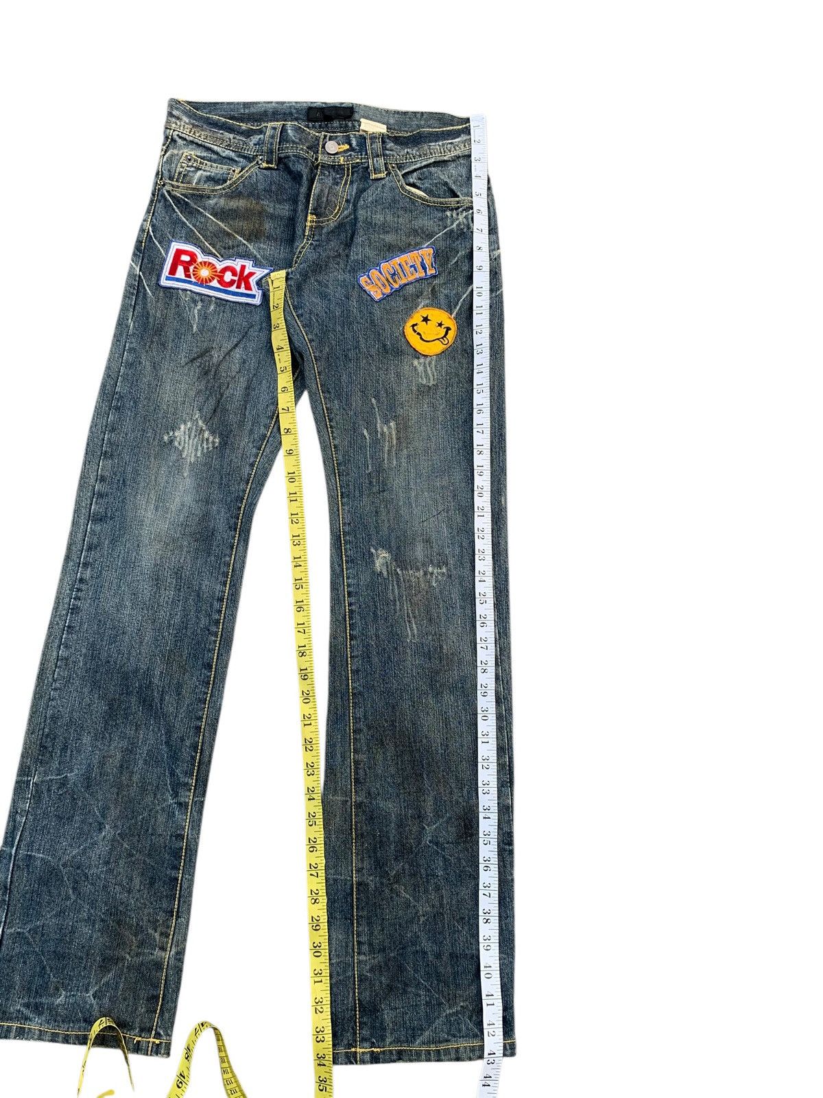 Kapital IN THE ATTIC RUSTY ROCK PUNK DISTRESSED DENIM Size US 32 / EU 48 - 18 Thumbnail