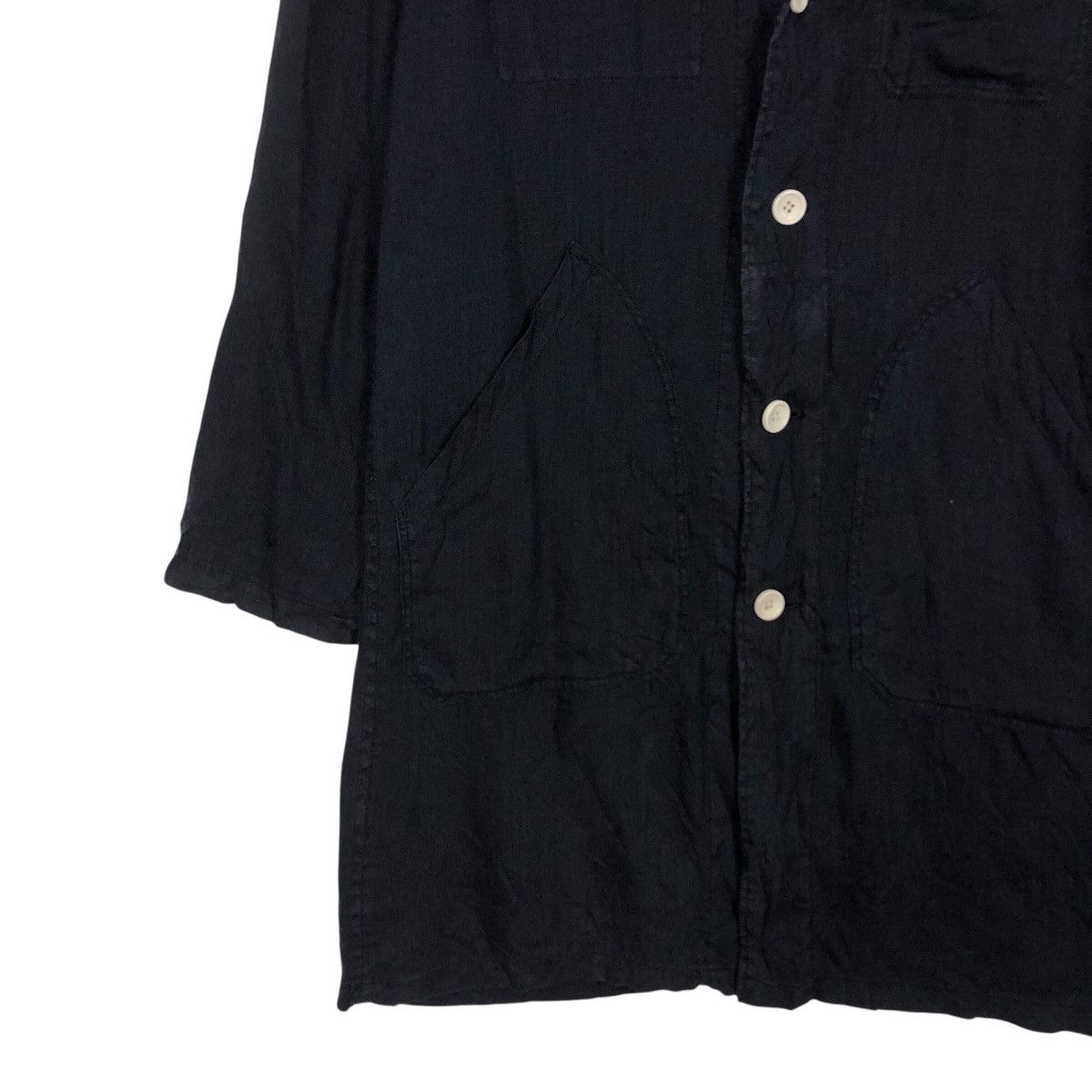 Beams Plus 📌Rich Blue Vintage Long Jacket Beams Plus Issey Miyake Size US M / EU 48-50 / 2 - 5 Thumbnail