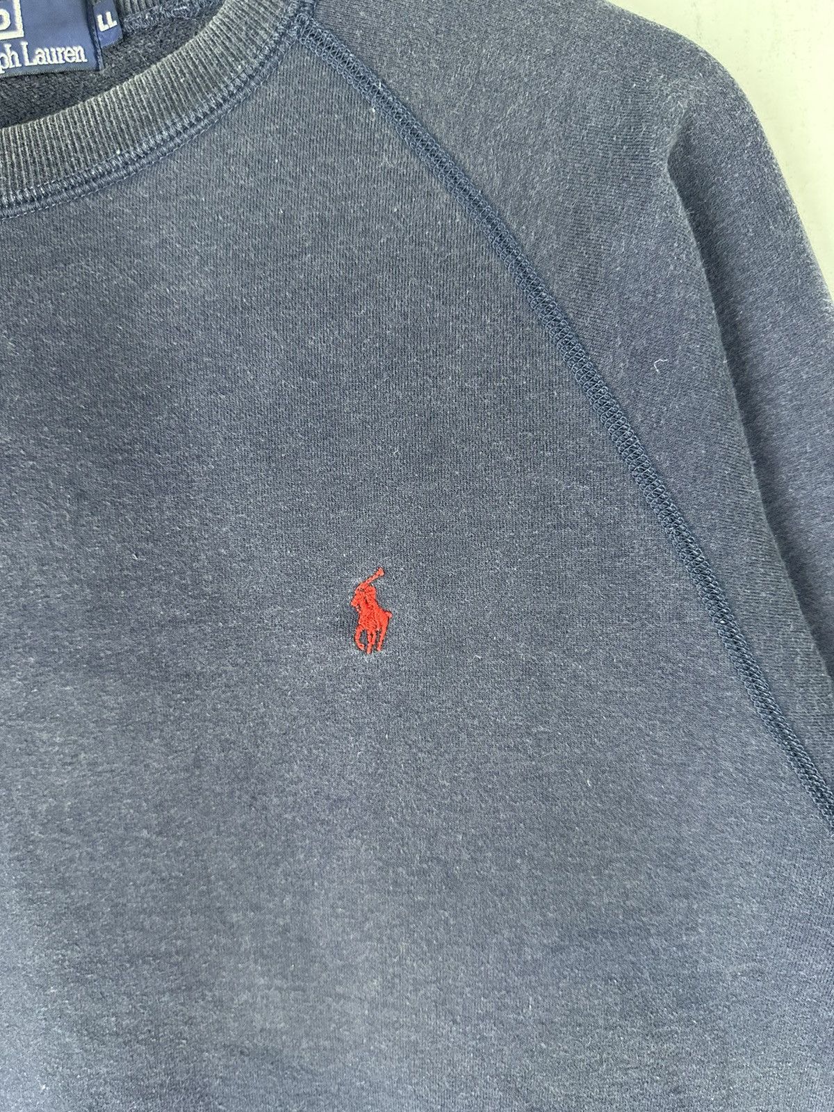 Polo Ralph Lauren × Ralph Lauren Vintage Polo Ralph Lauren Small Logo Sweatshirt Size US L / EU 52-54 / 3 - 3 Thumbnail