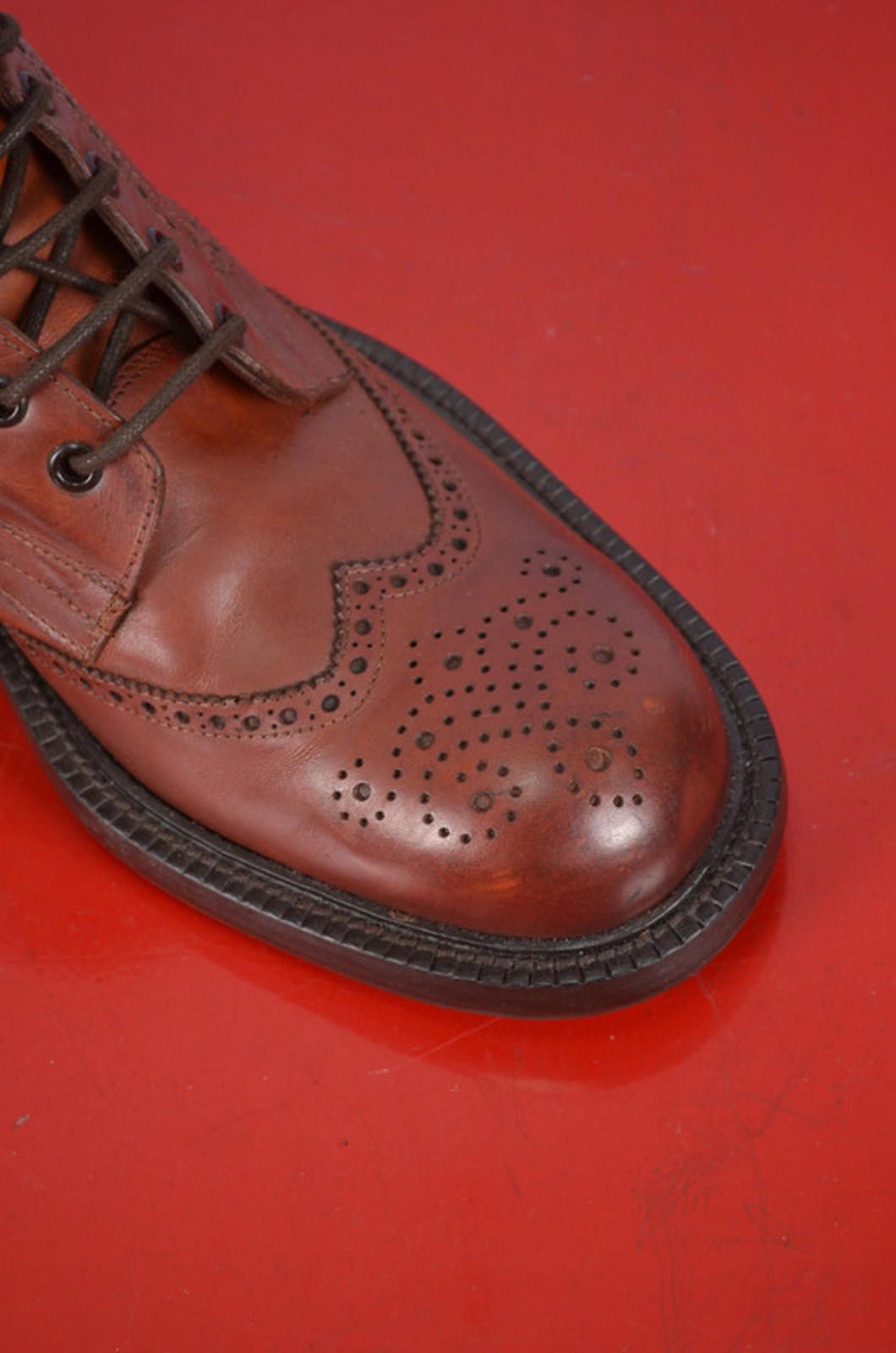 Conte of Florence Famous shoemaker in Florence 1969 brogue derby boots size 43 Size US 10 / EU 43 - 6 Thumbnail