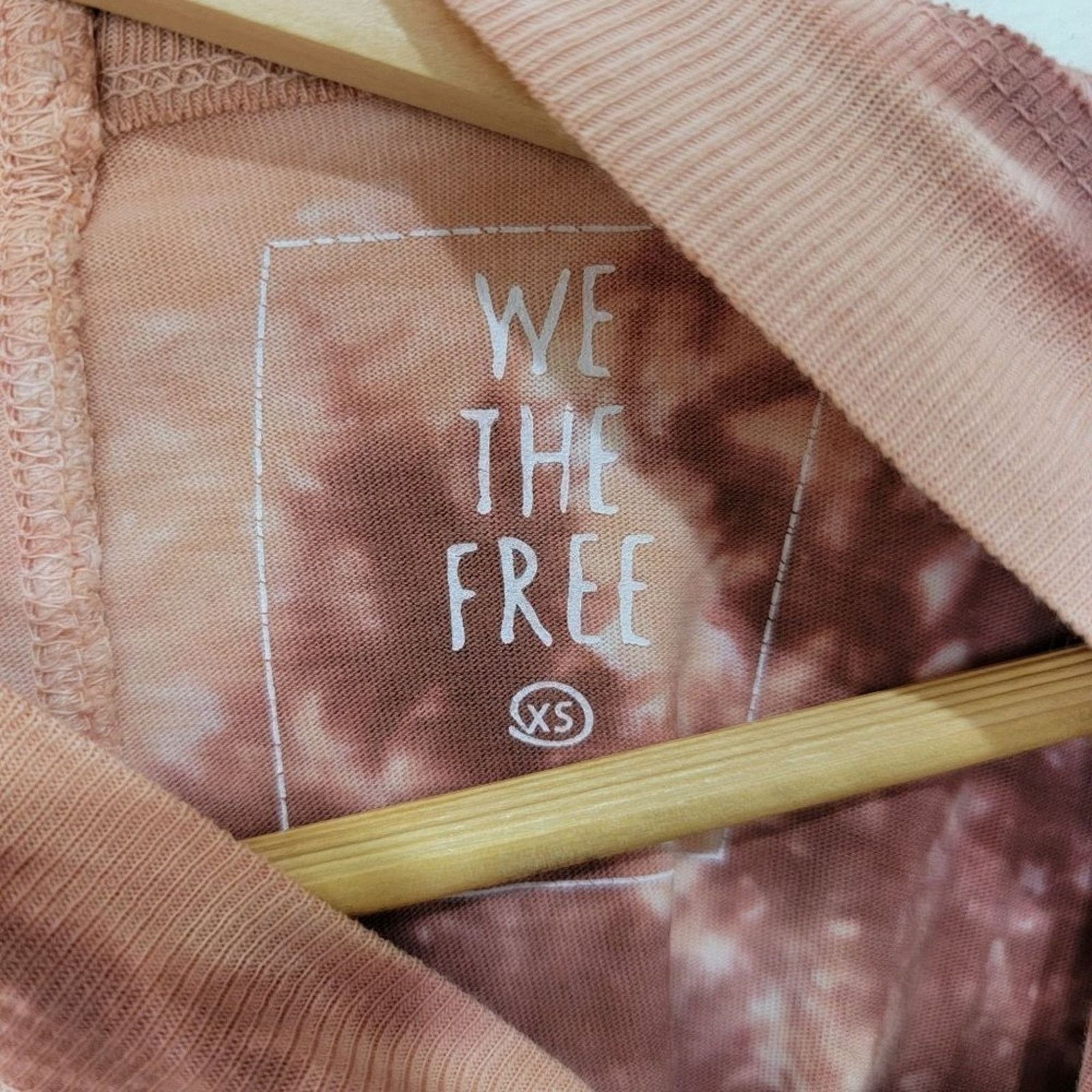 Free People Free People Be Free Womens Tie Dye Long Sleeve Tee Festival Size XS / US 0-2 / IT 36-38 - 5 Thumbnail