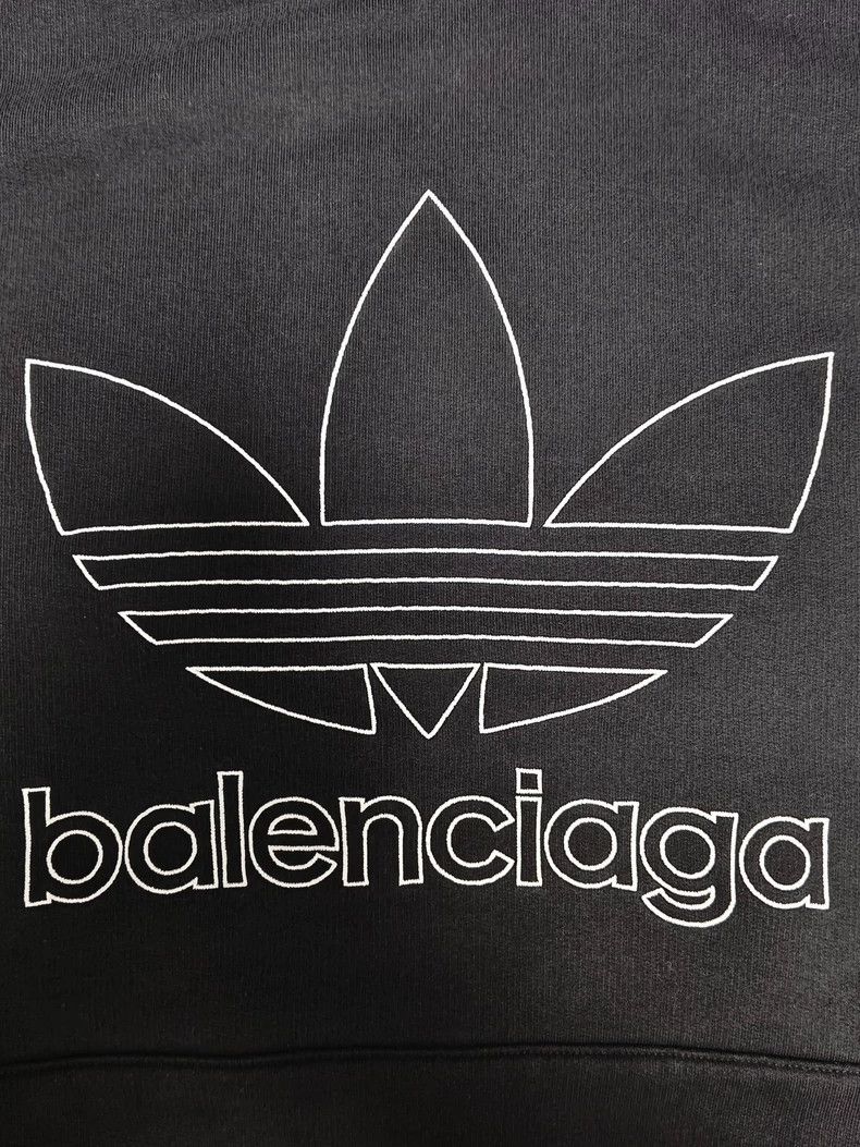 Balenciaga Balenciaga 23ss Show Co-Branded Embroidered Logo Hoodie 250 Size US L / EU 52-54 / 3 - 4 Thumbnail