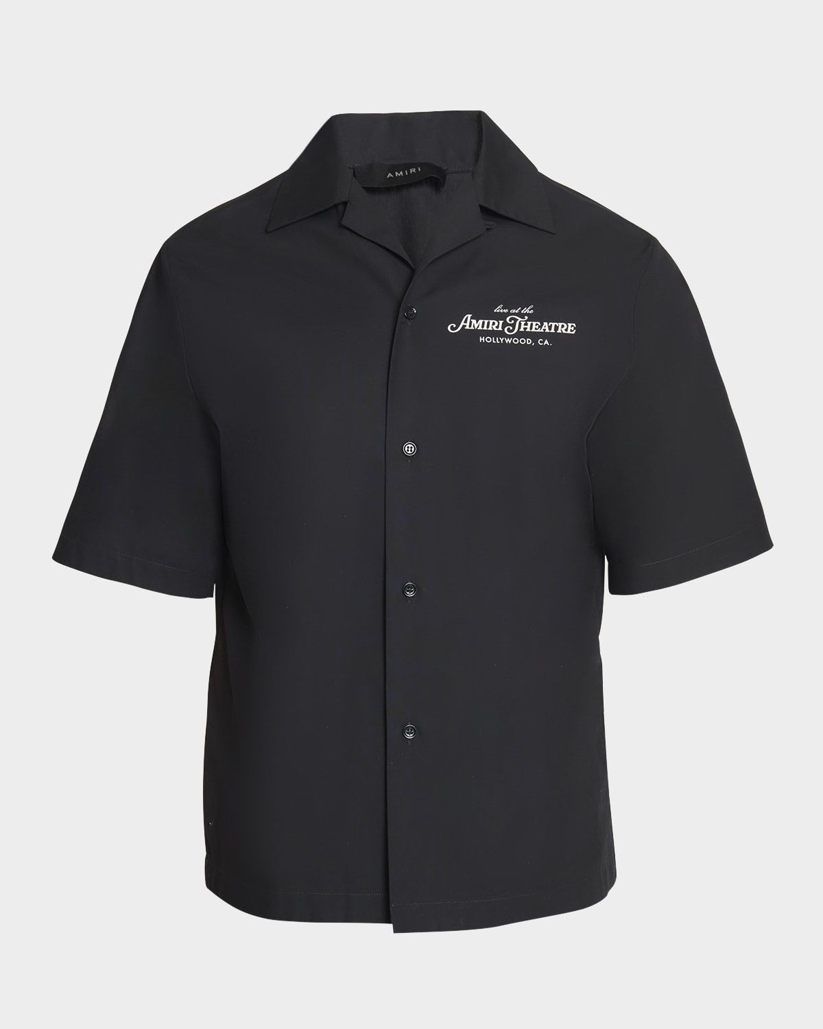 Amiri o1s1wg111025 Theatre Camp Shirt in Black Size US L / EU 52-54 / 3 - 1 Thumbnail