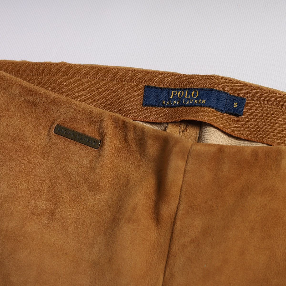 Polo Ralph Lauren Ralph Lauren Suede Brown Soft Leather Pants Size 26" / US 2 / IT 38 - 7 Thumbnail