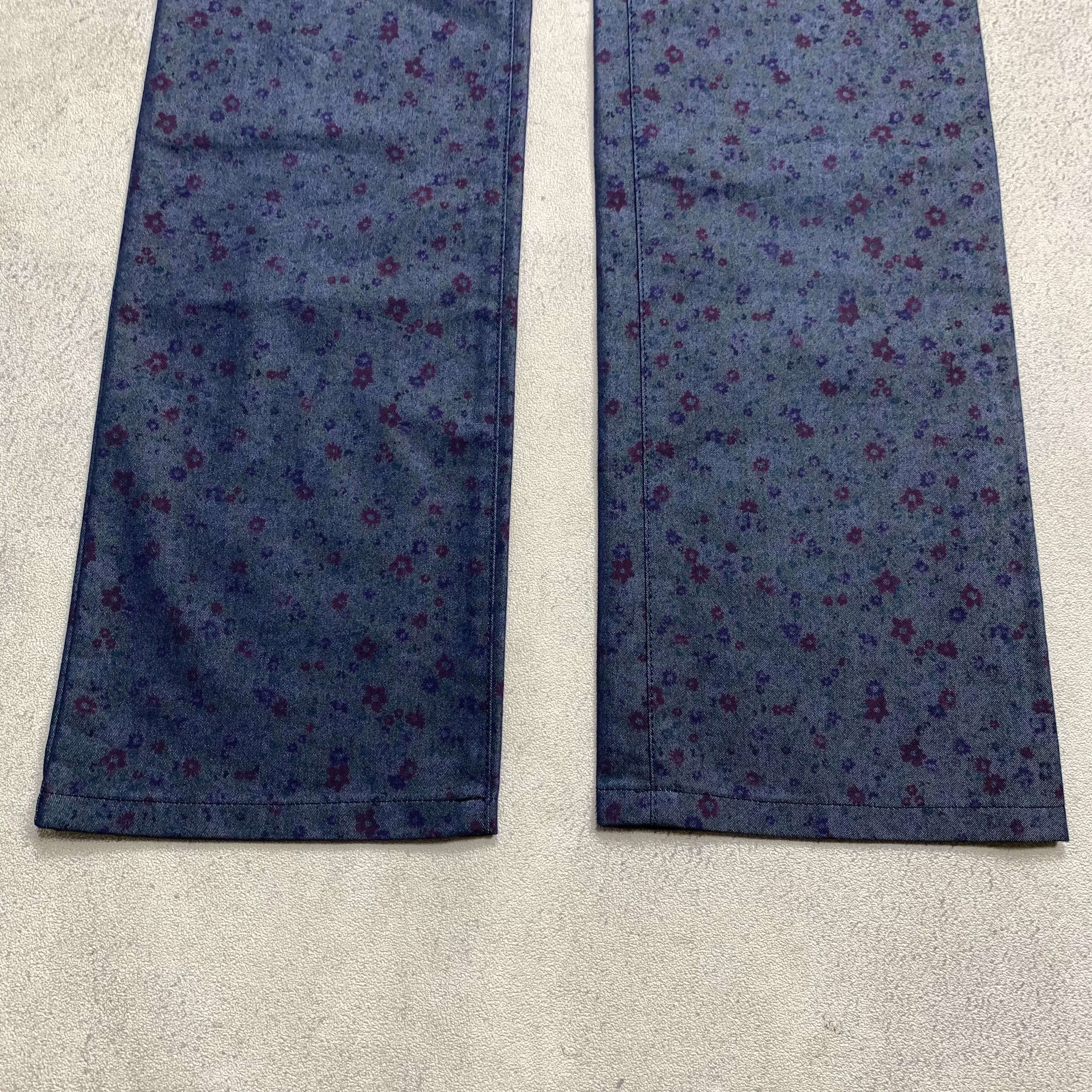 Tornado Mart Tornado Mart Printed Trousers Pants Size 28" / US 6 / IT 42 - 3 Thumbnail