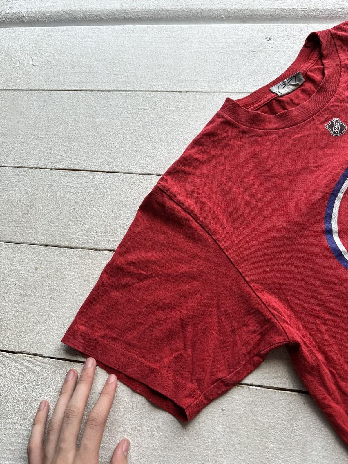 Vintage 🚨REEBOK MONTREAL CANADIES BEGIN 22 TEE HOCKEY NHL BIG LOGO Size US S / EU 44-46 / 1 - 2 Thumbnail
