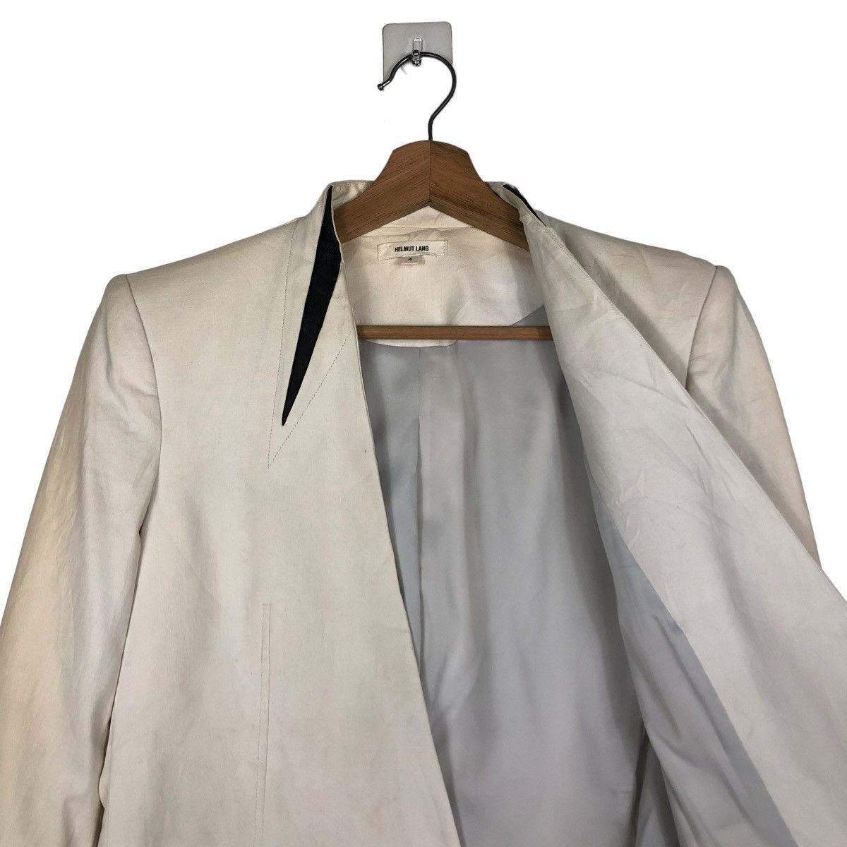 Helmut Lang 🔥VINTAGE CROPPED BIKER JACKET HELMUT LANG BONDAGE PARACHUTE Size US M / EU 48-50 / 2 - 14 Thumbnail