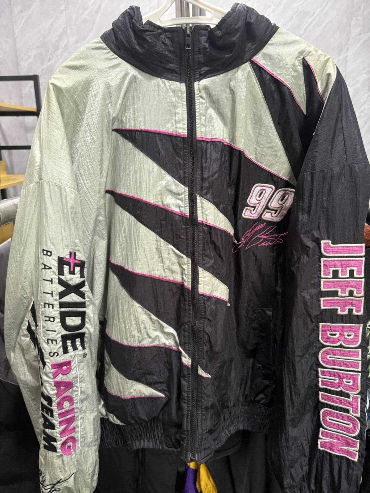 Other Vtg 90s Jeff Burton NASCAR Exide JACKET L Sharktooth Size US L / EU 52-54 / 3 - 1 Thumbnail