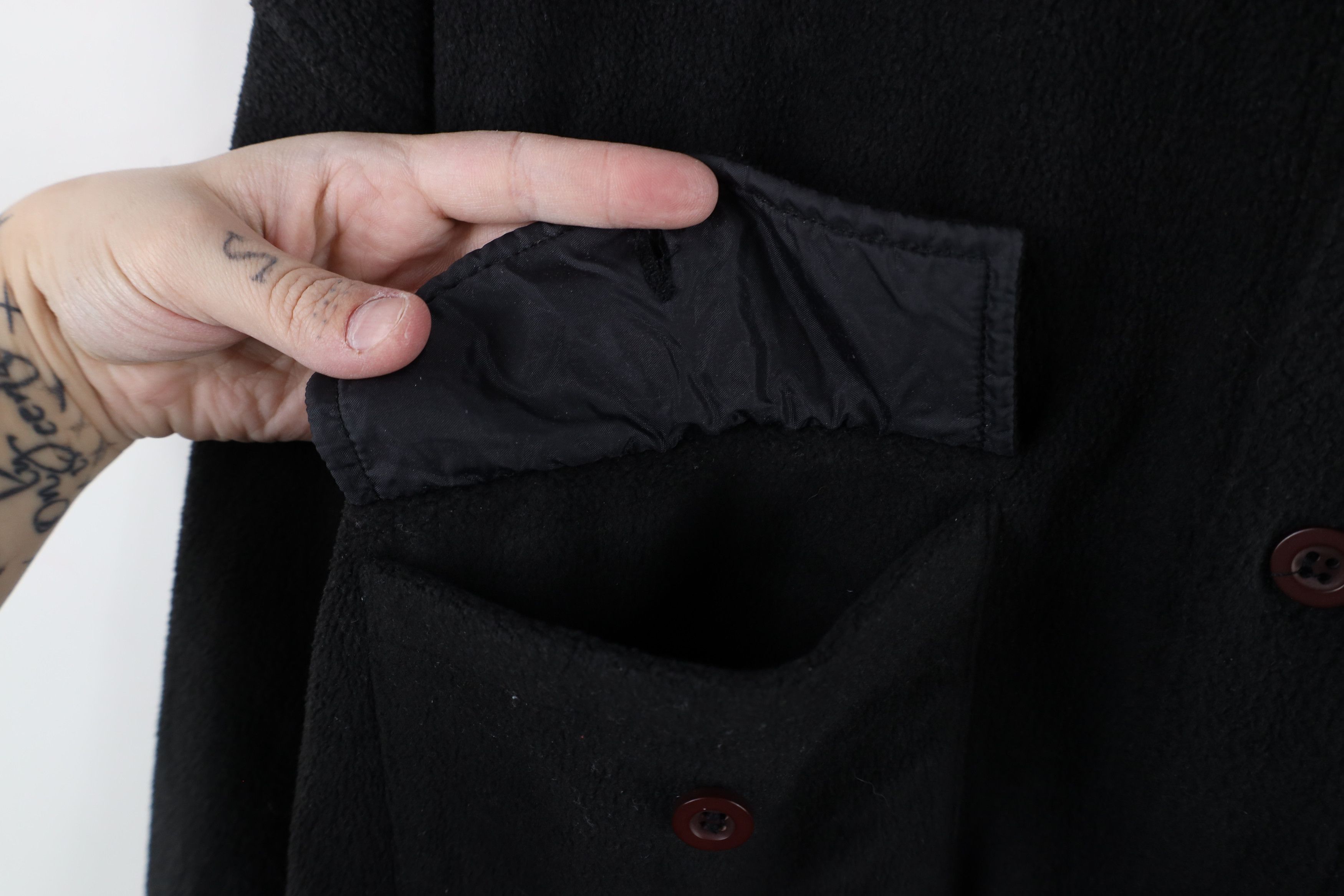 Vintage Vintage 90s Streetwear Fit Fleece Shirt Jacket Jac Shirt Size US XL / EU 56 / 4 - 6 Thumbnail