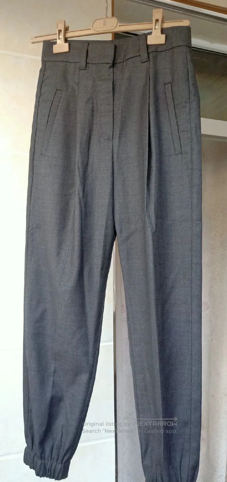 Brunello Cucinelli Brunello Cucinelli Gray Slim Pants. Size US 38 / EU 54 - 1 Thumbnail