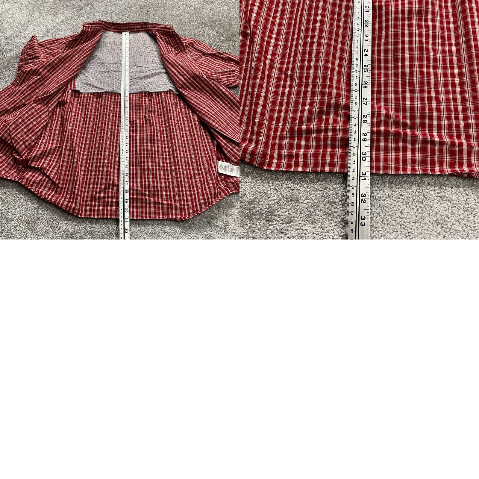 Vintage Columbia Omni Shade Shirt Mens Large Red Plaid Button-Down Short Sleeve Casual Size US L / EU 52-54 / 3 - 8 Thumbnail