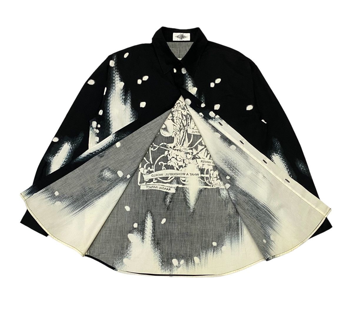 Kansai Yamamoto Rare🔥Kansai Impac Art Long Sleeve Shirts Button Ups Size US L / EU 52-54 / 3 - 24 Thumbnail