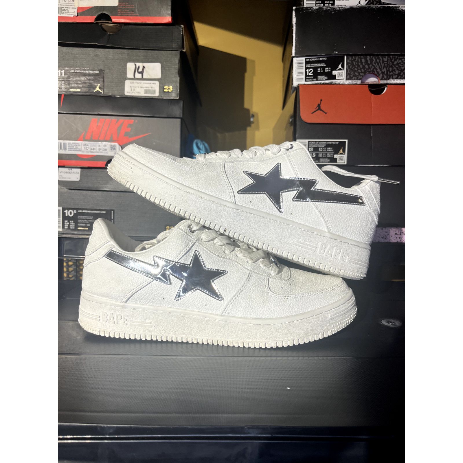 Bape Bapesta M2 "White" x Goat Size 11 Size US 11 / EU 44 - 1 Thumbnail