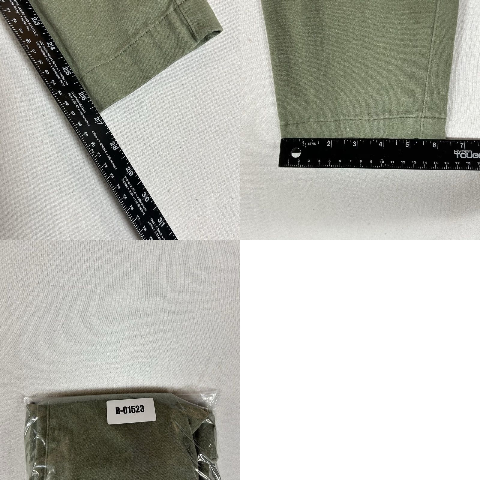 Banana Republic Banana Republic City Chino Pants Womens 4 Green Cropped Workwear Stretch Casual Size 27" / US 4 / IT 40 - 9 Thumbnail
