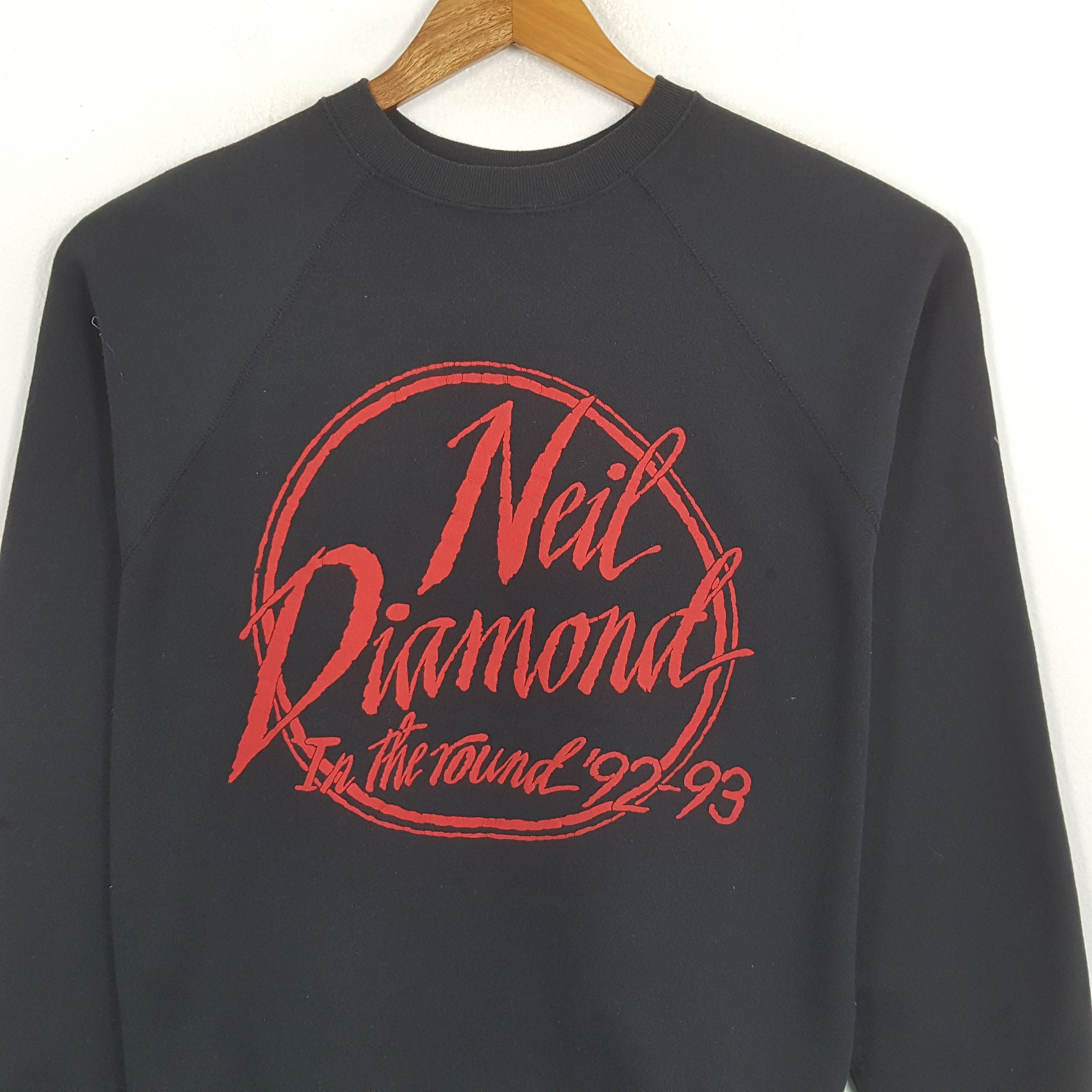 Band Tees × Vintage Vintage 90s NEIL DIAMONDS Streetwear Skateboard Sweatshirst Size US L / EU 52-54 / 3 - 2 Thumbnail