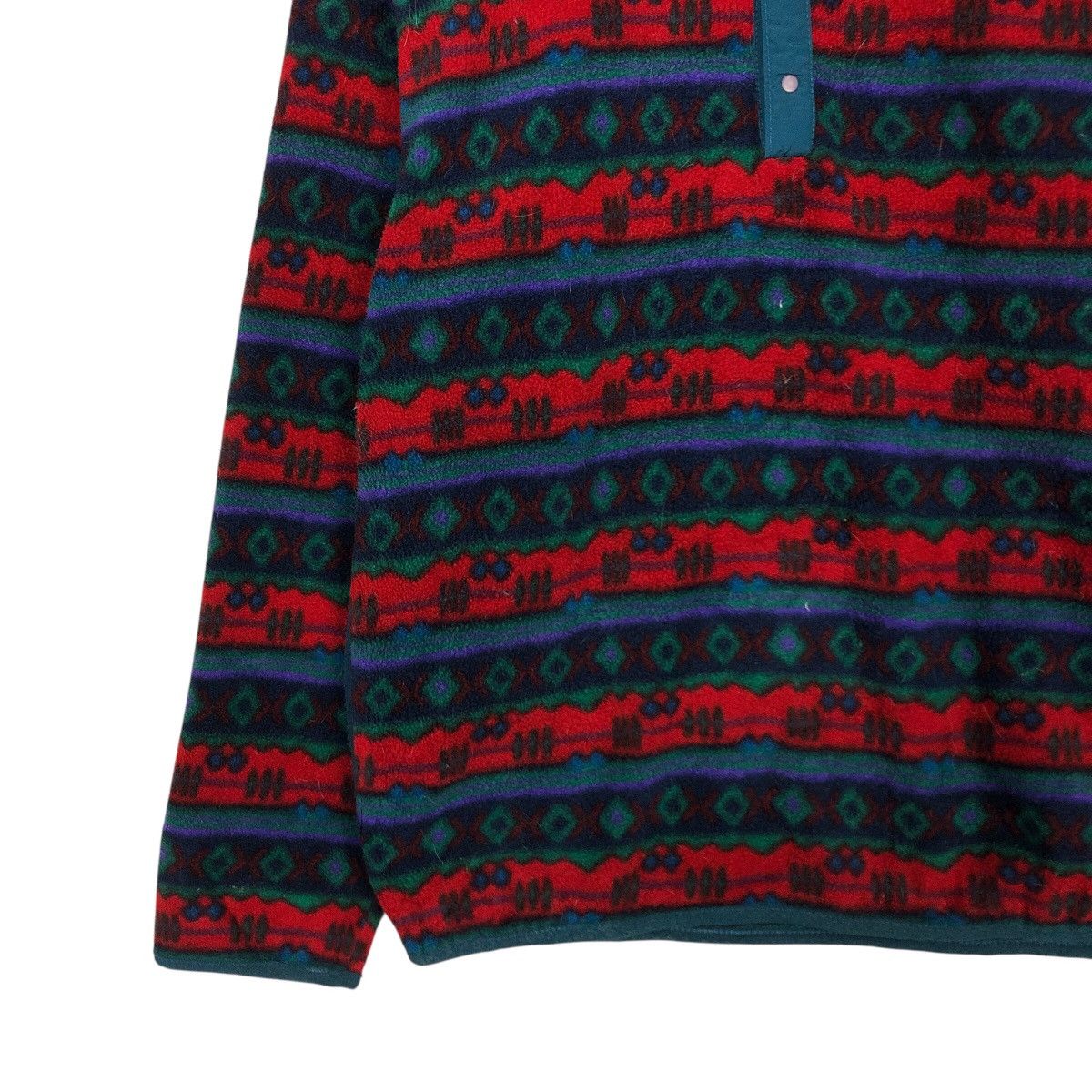 Japanese Brand 📌Vintage Fleece Jacket L.L.Bean Navajo Native Aztec Design Size US M / EU 48-50 / 2 - 5 Thumbnail