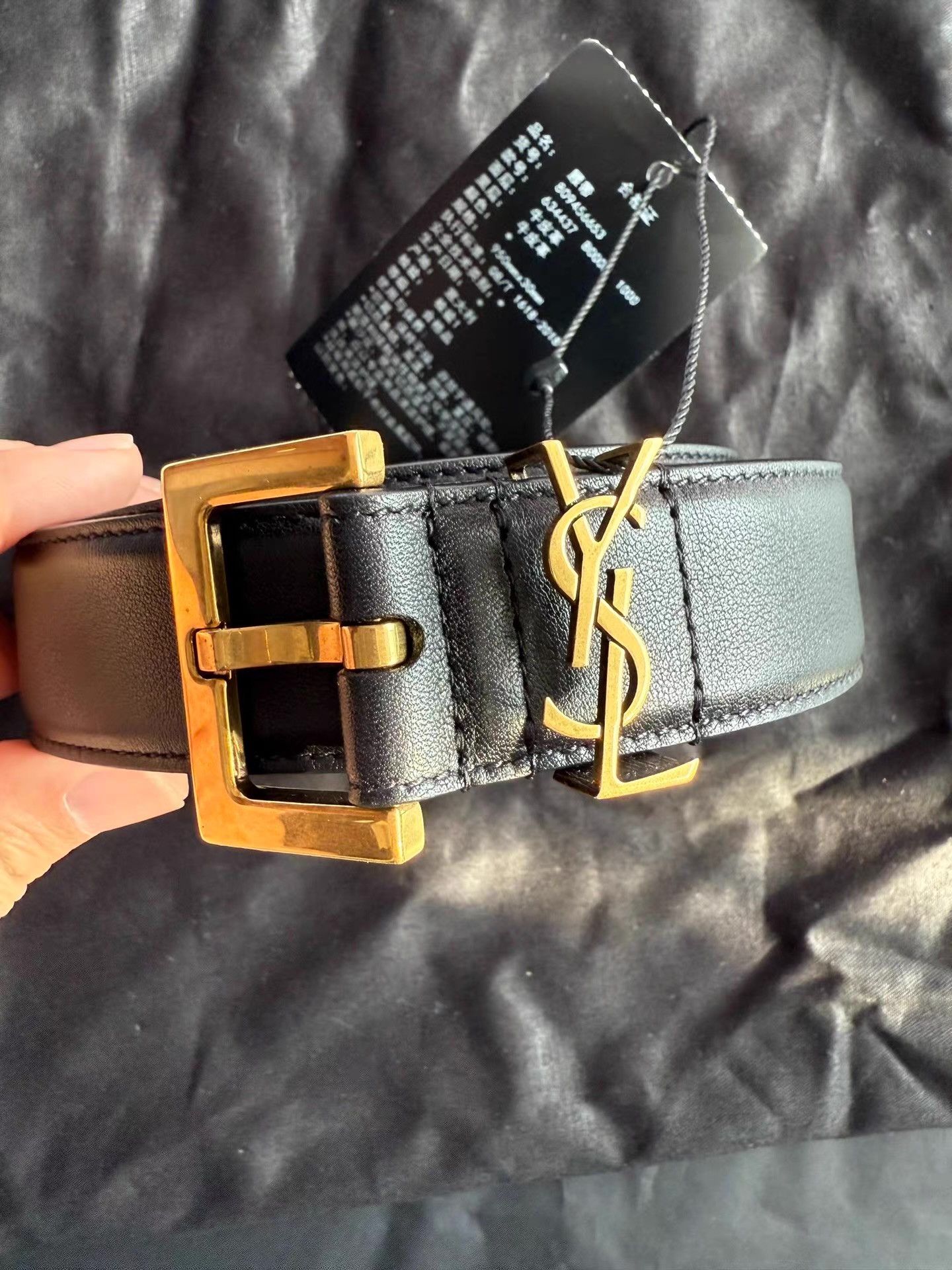 Saint Laurent Paris Saint Laurent Men's Belt Ｑ23 Size ONE SIZE - 3 Thumbnail