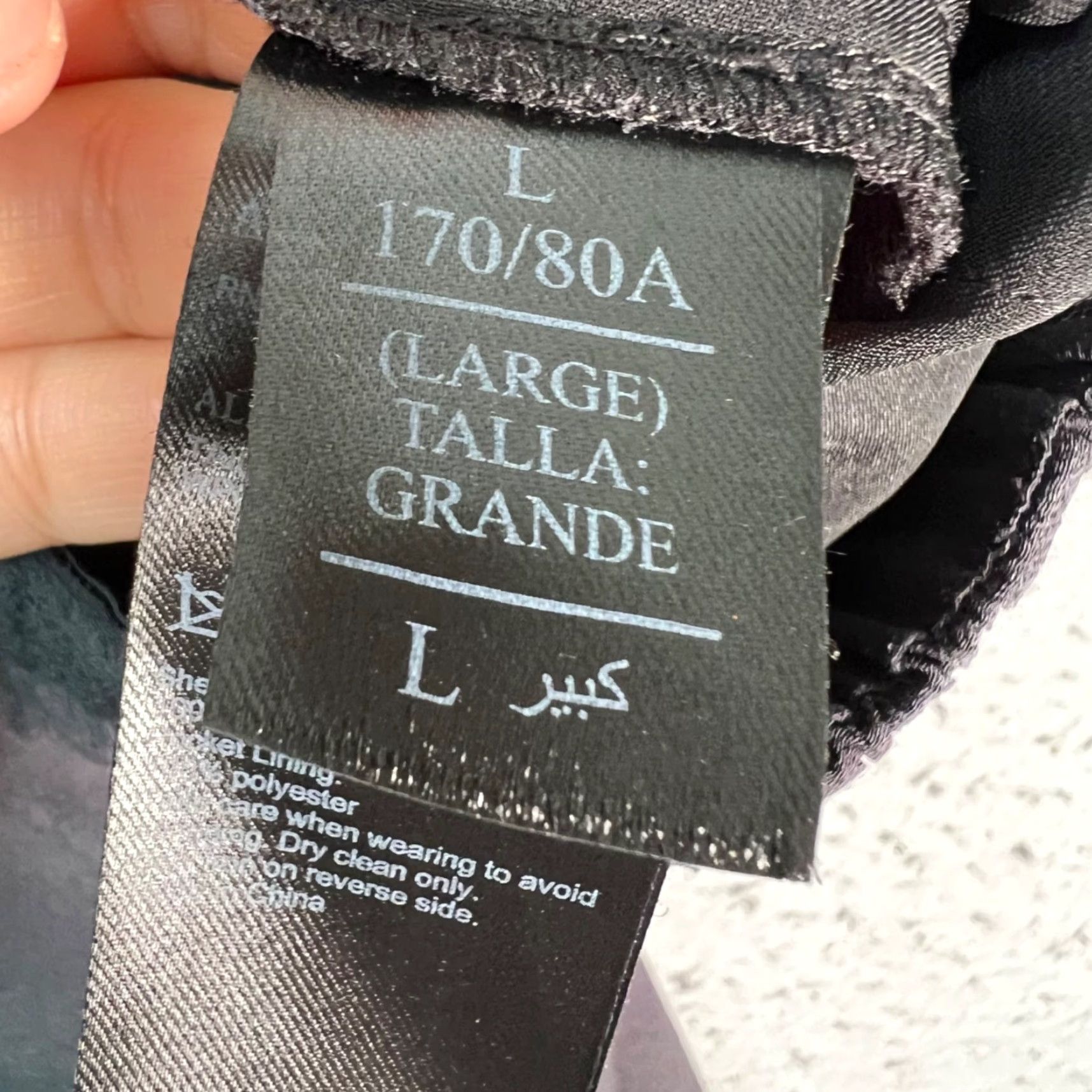 Allsaints AllSaints Mens Pants Talia Trousers Black Chino Relaxed Fit 31in Inseam L Size US 33 - 4 Thumbnail