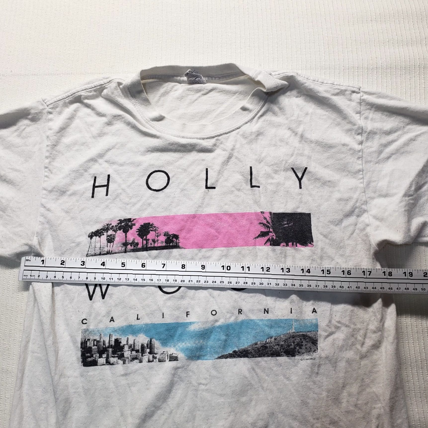 Vintage VINTAGE California Short Sleeve White T-Shirt Women Medium Size M / US 6-8 / IT 42-44 - 4 Thumbnail