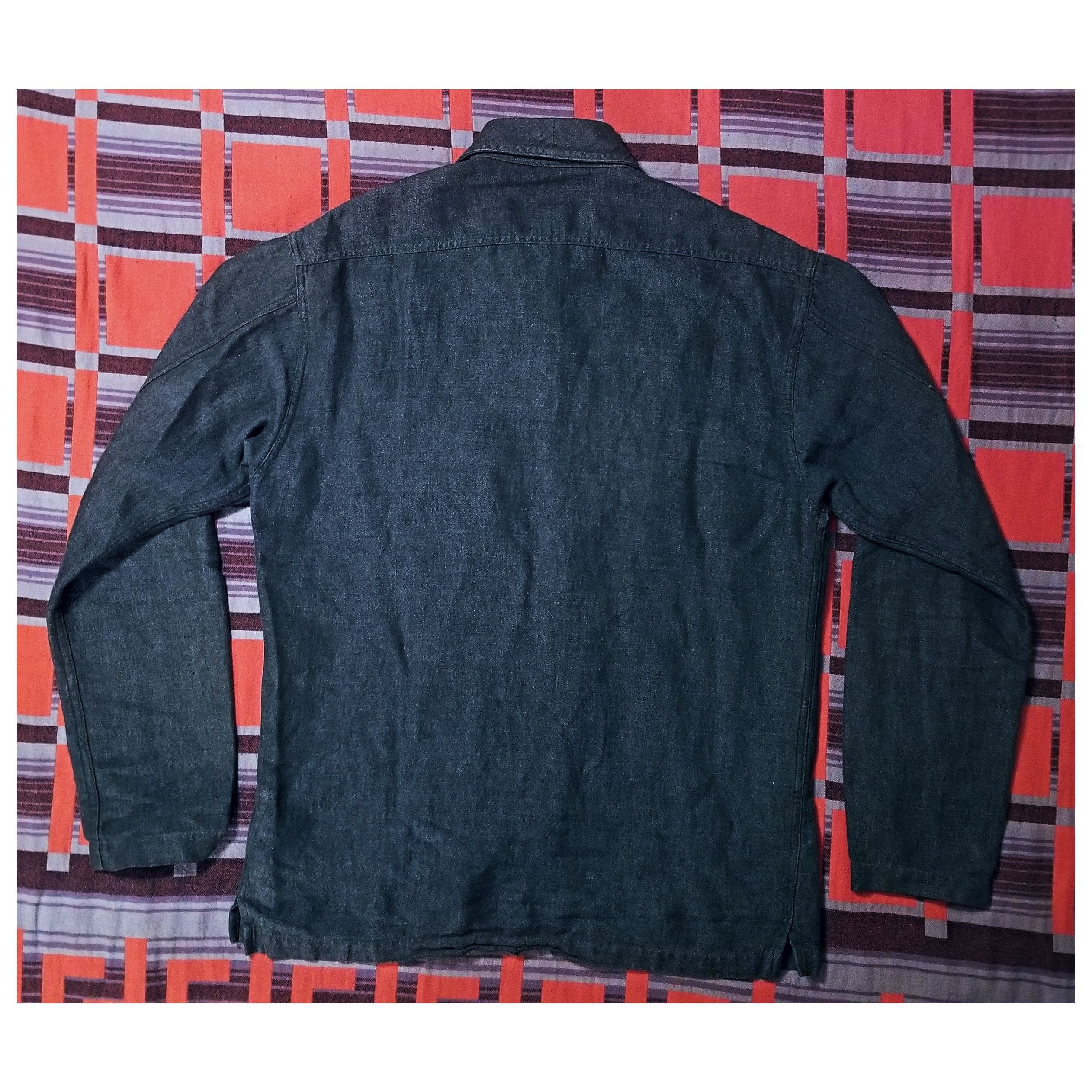 RRL Ralph Lauren DOUBLE RL RALPH LAUREN RRL INDIGO DYED LINEN JACKET- MED Size US M / EU 48-50 / 2 - 11 Thumbnail