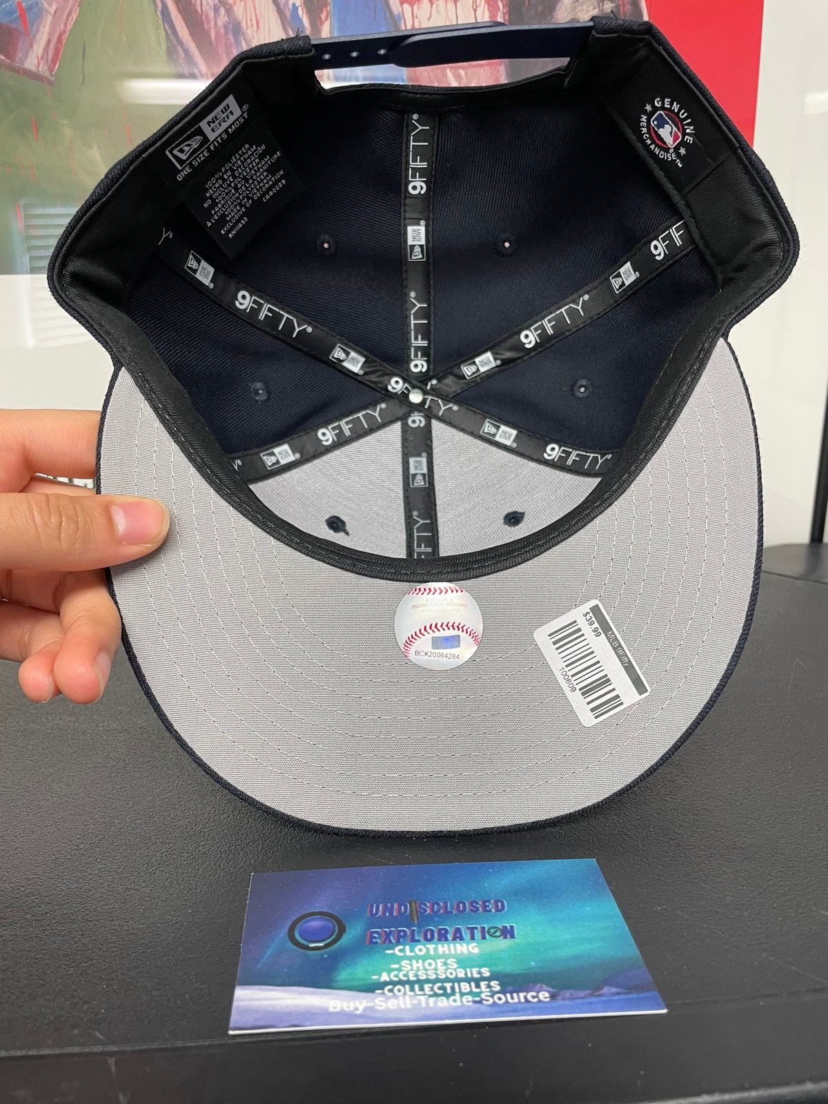 New Era Seattle Mariners navy blue new era hat Size ONE SIZE - 7 Thumbnail