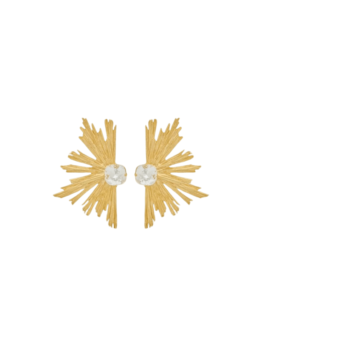Saint Laurent Paris o1bcso1str0226 Size: OS/Crystal Sunrise Earrings in Golden Size ONE SIZE - 1 Preview